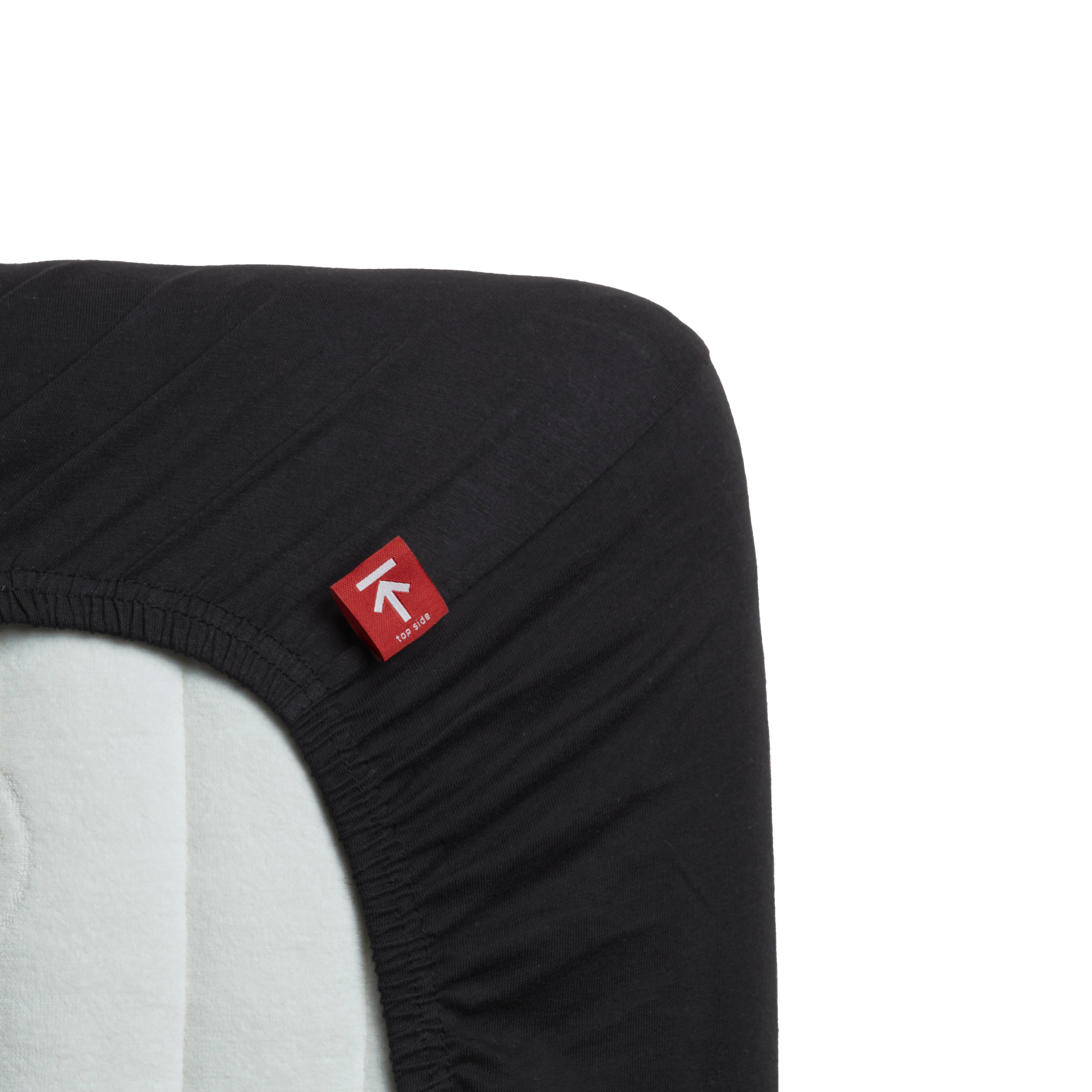 Beddinghouse topper hoeslaken jersey Zwart #maat_140 x 200/220 cm