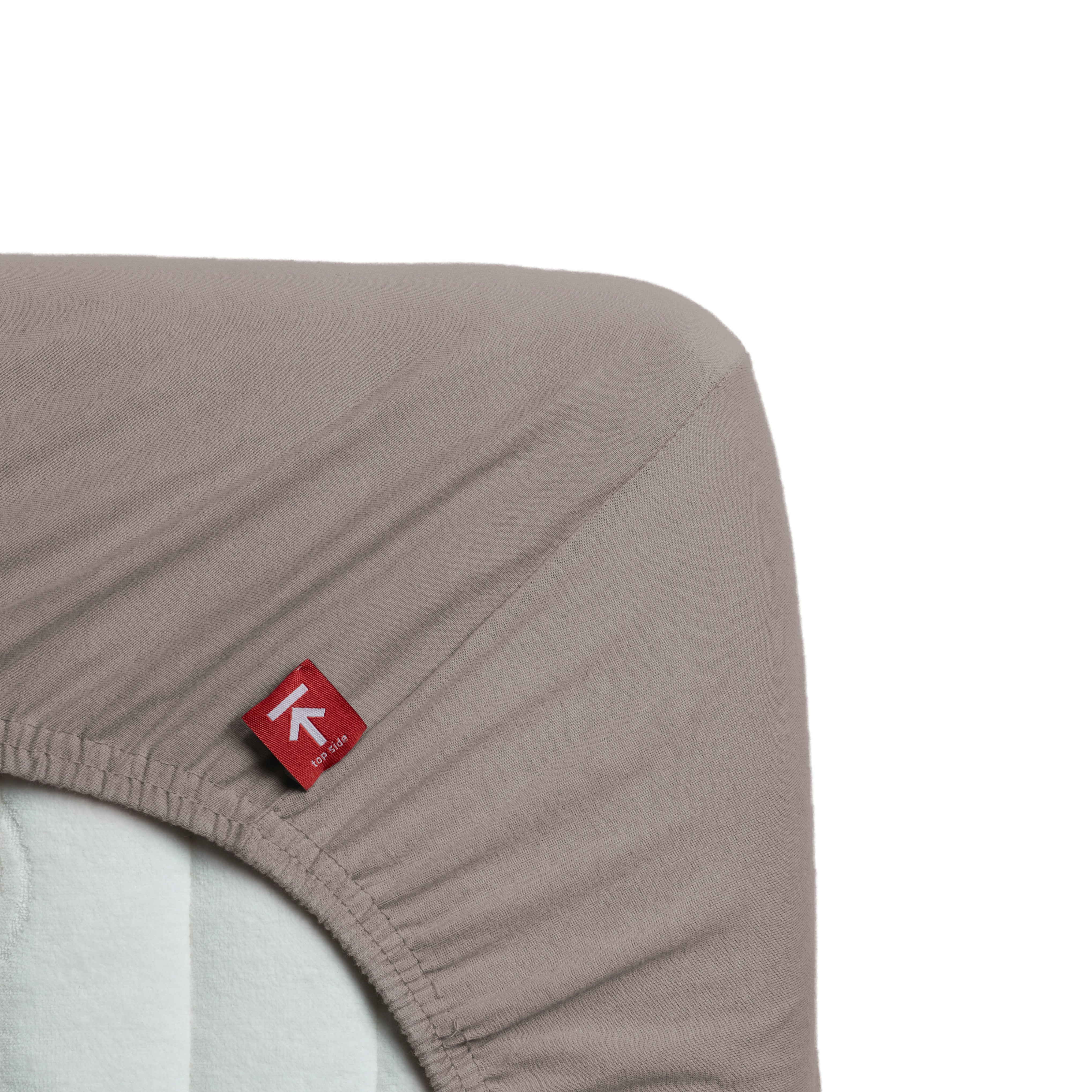 Beddinghouse topper hoeslaken jersey Taupe #maat_140 x 200/220 cm