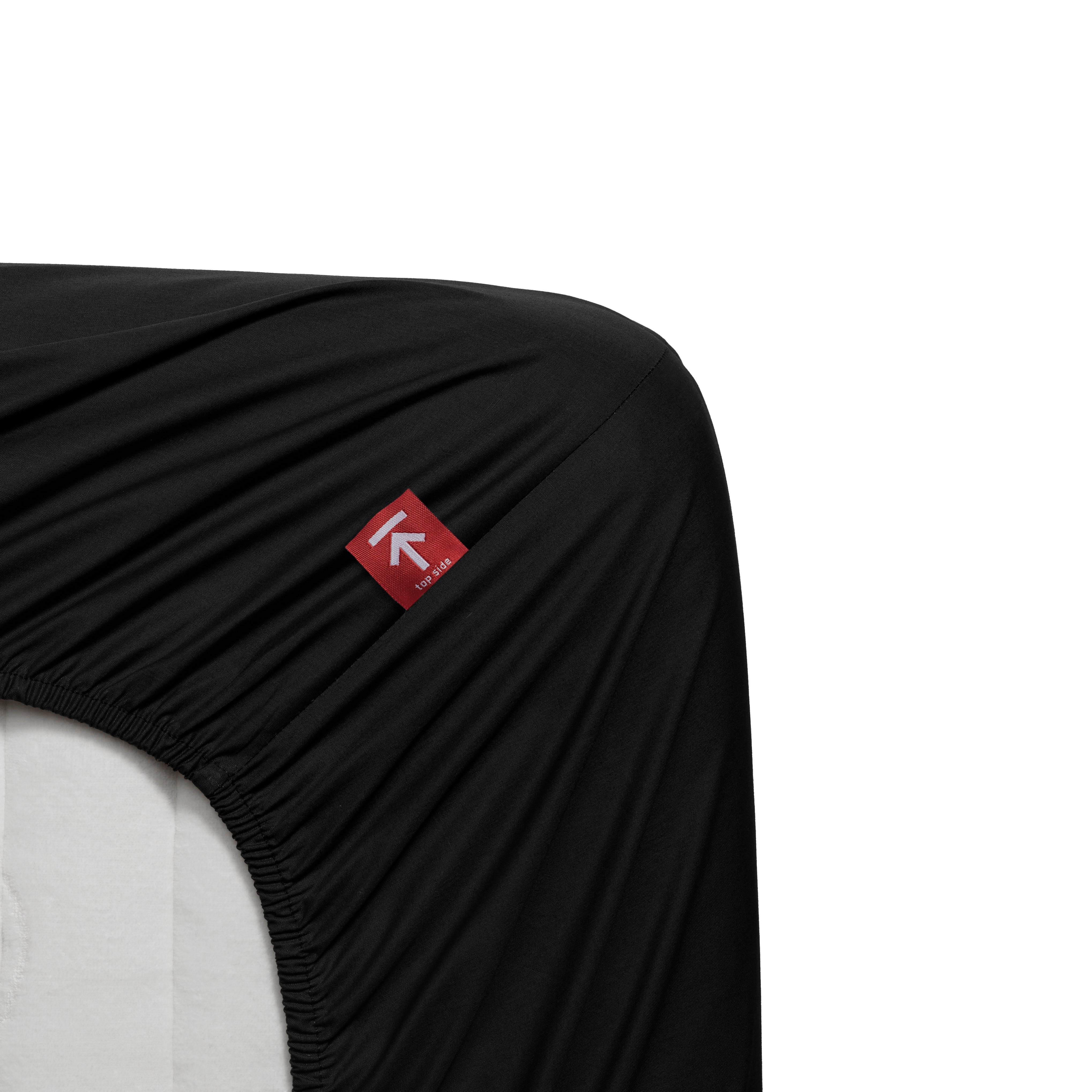 Beddinghouse split topper hoeslaken katoen percale Zwart #maat_160 x 200 cm
