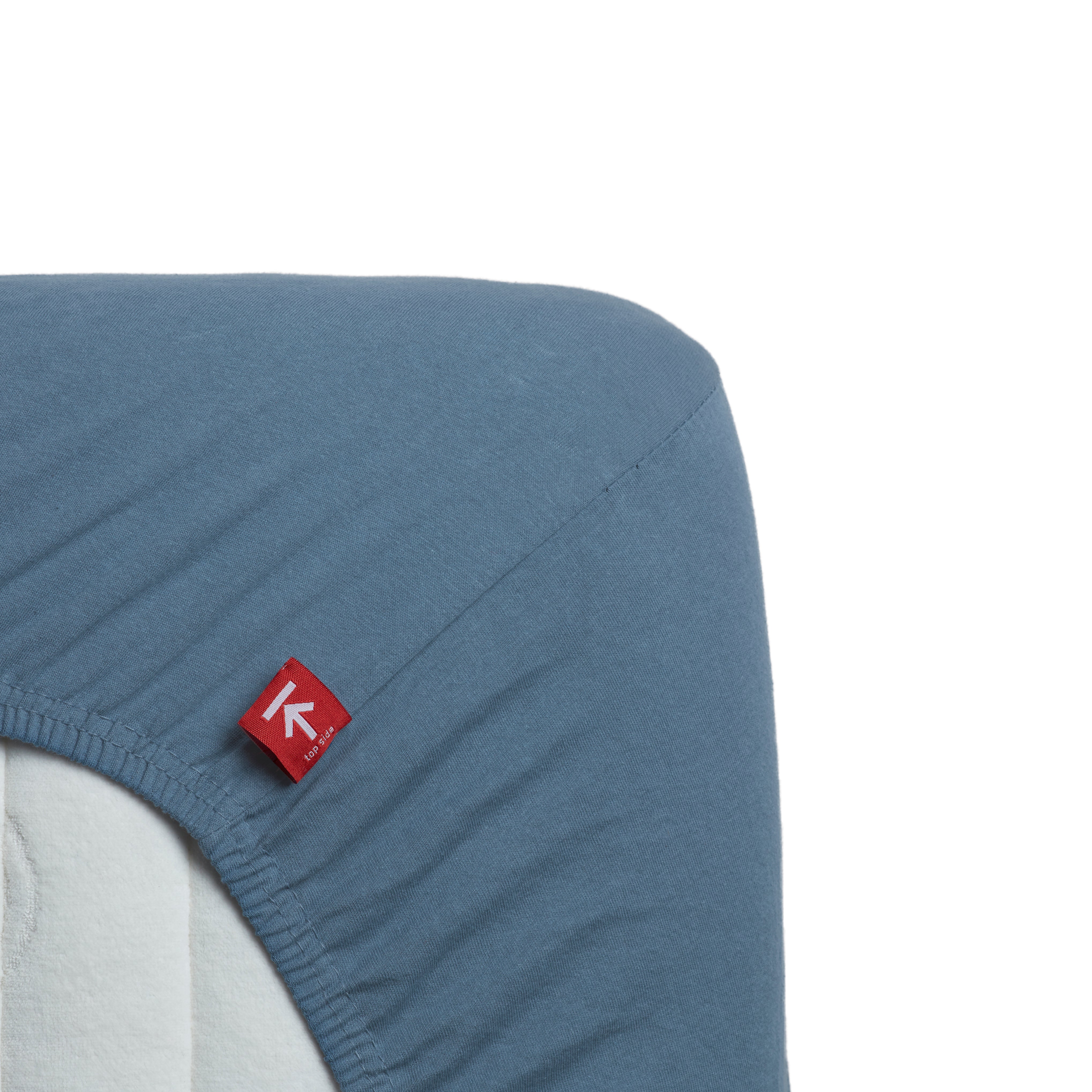 Beddinghouse split topper hoeslaken jersey Blauw #maat_160 x 200/220 cm