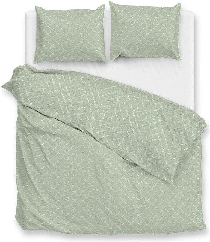 Zo Home Housse de Couette Satin Linea di Satinado Mousse Vert