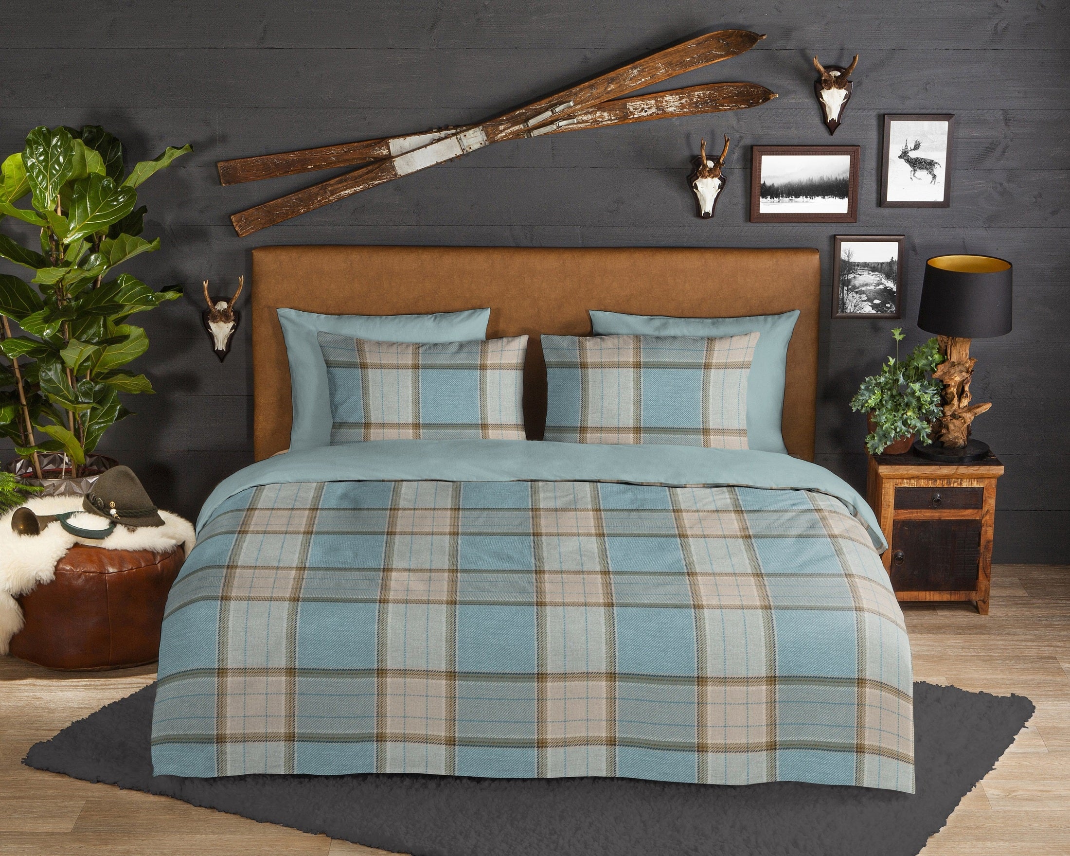 Good Morning Dekbedovertrek Flanel Jacco - Multi