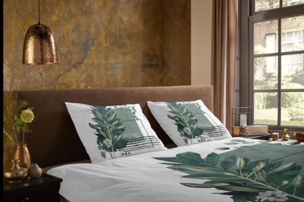 Pure Housse de Couette Microfibre Green Boho - Vert