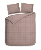 Heckettlane dekbedovertrek Diamante Rose Tan katoen-satijn