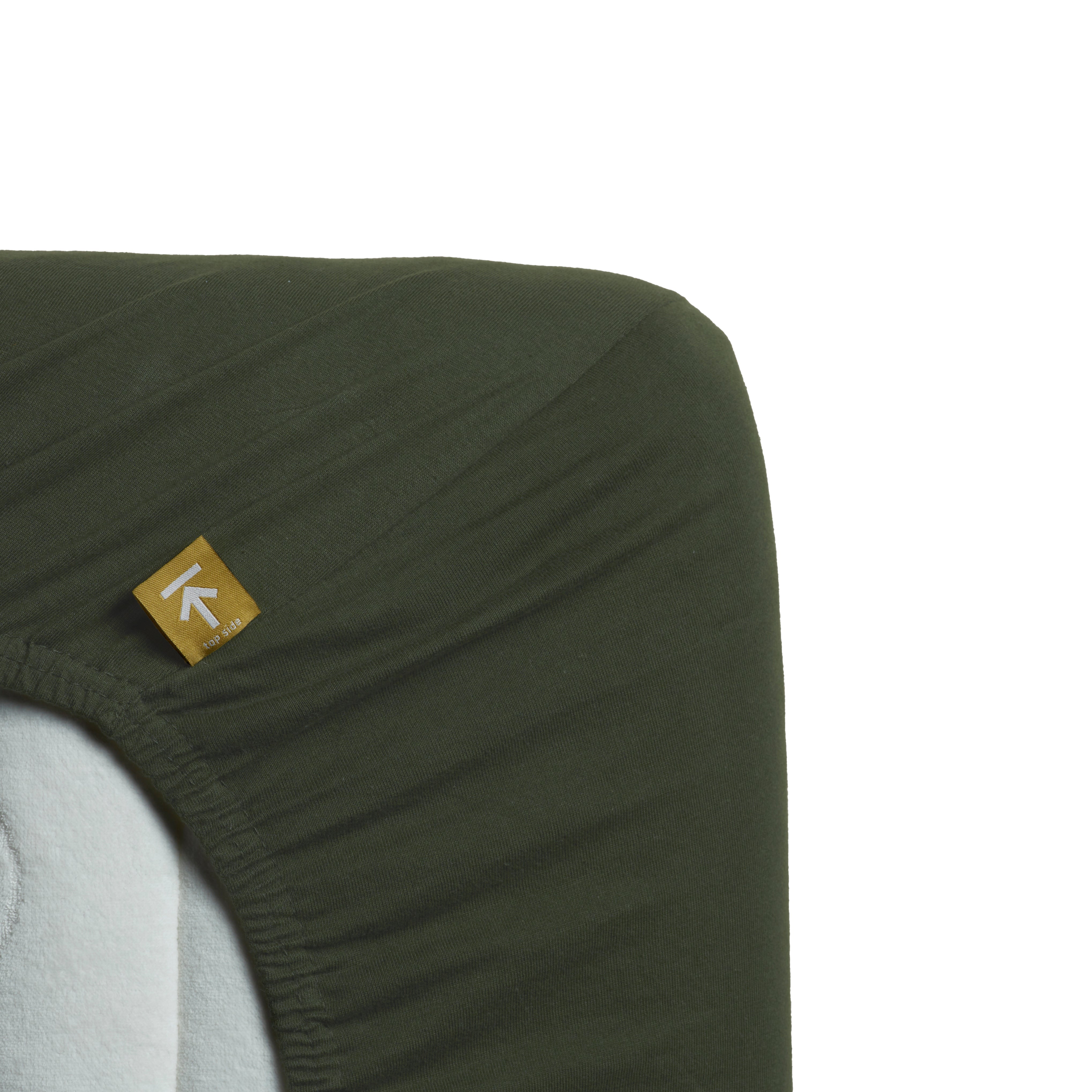 Beddinghouse topper hoeslaken jersey Donker Groen #maat_90 x 200/220 cm