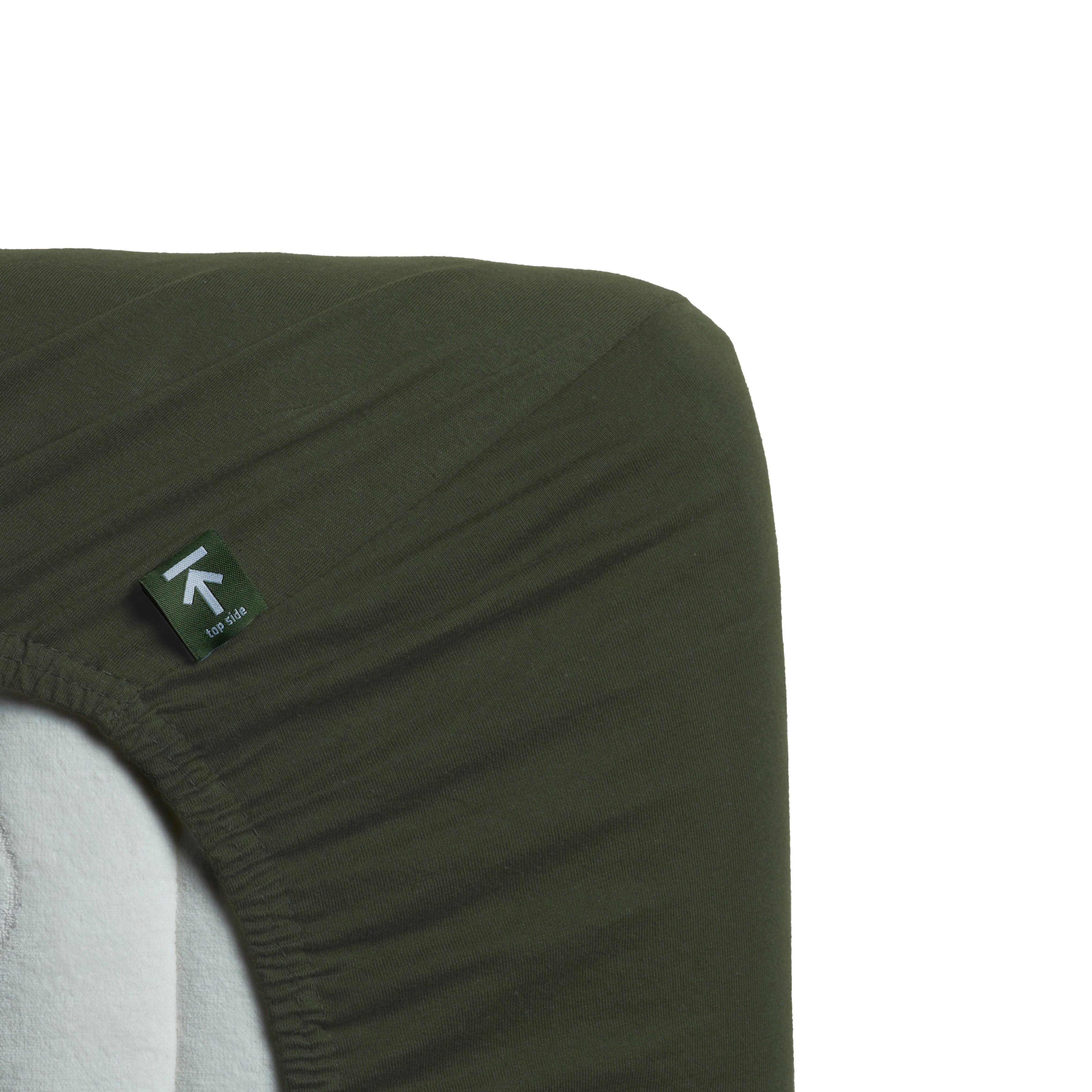 Beddinghouse split topper hoeslaken jersey Donker Groen #maat_180 x 200/220 cm