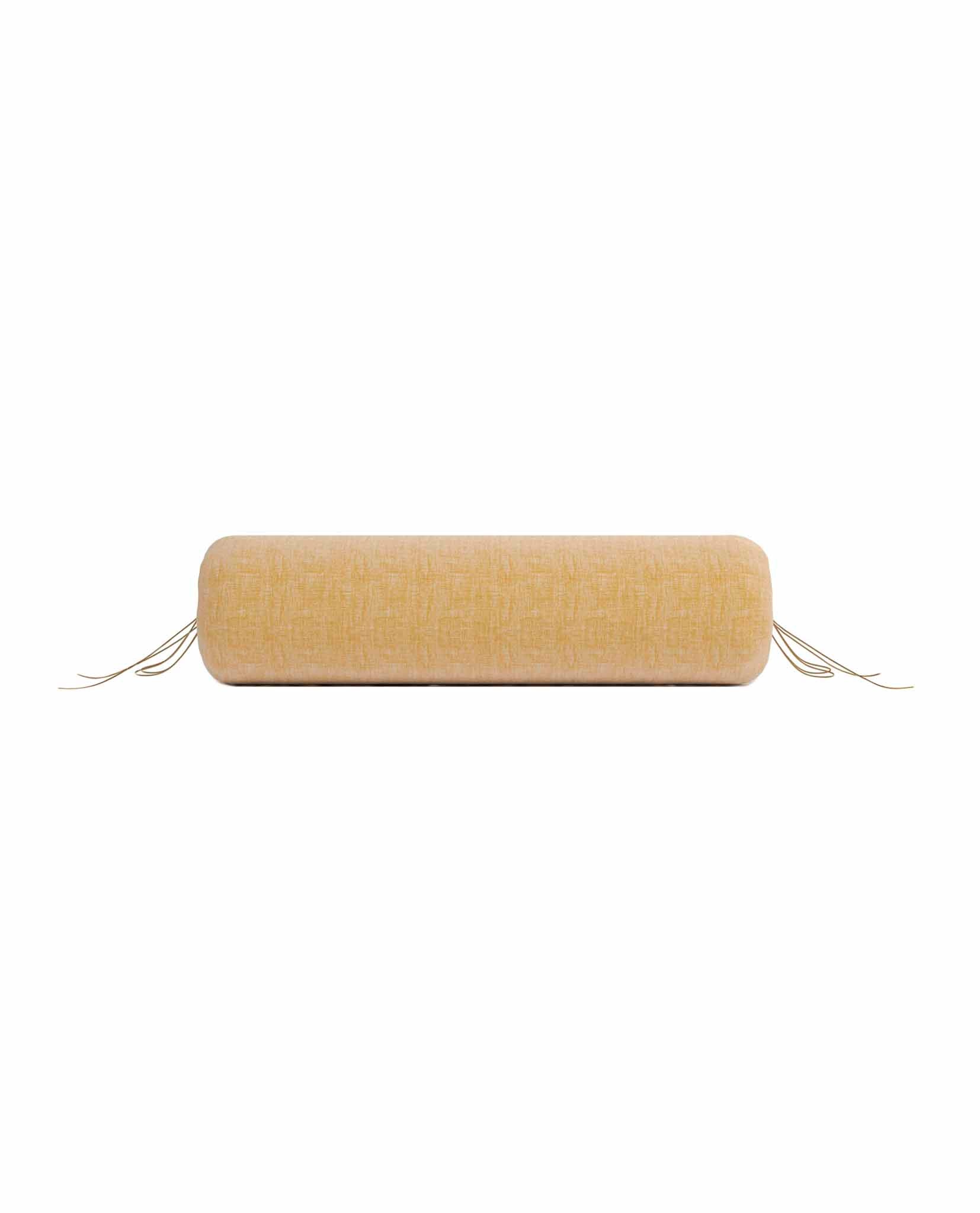 Zo Home kussensloop Lino Ochre Yellow katoen