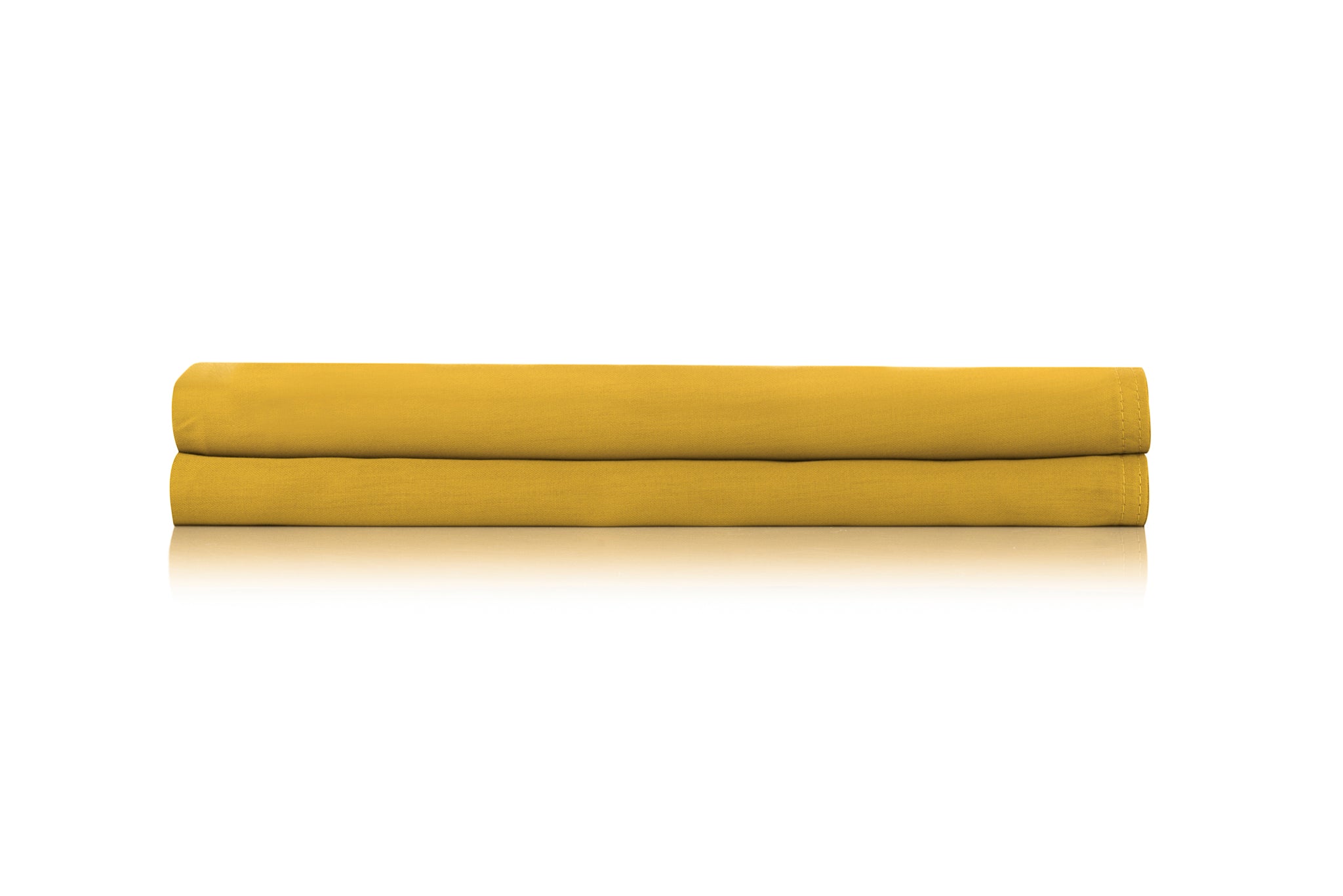 Zo Home hoeslaken Satinado Ochre Gold satijn