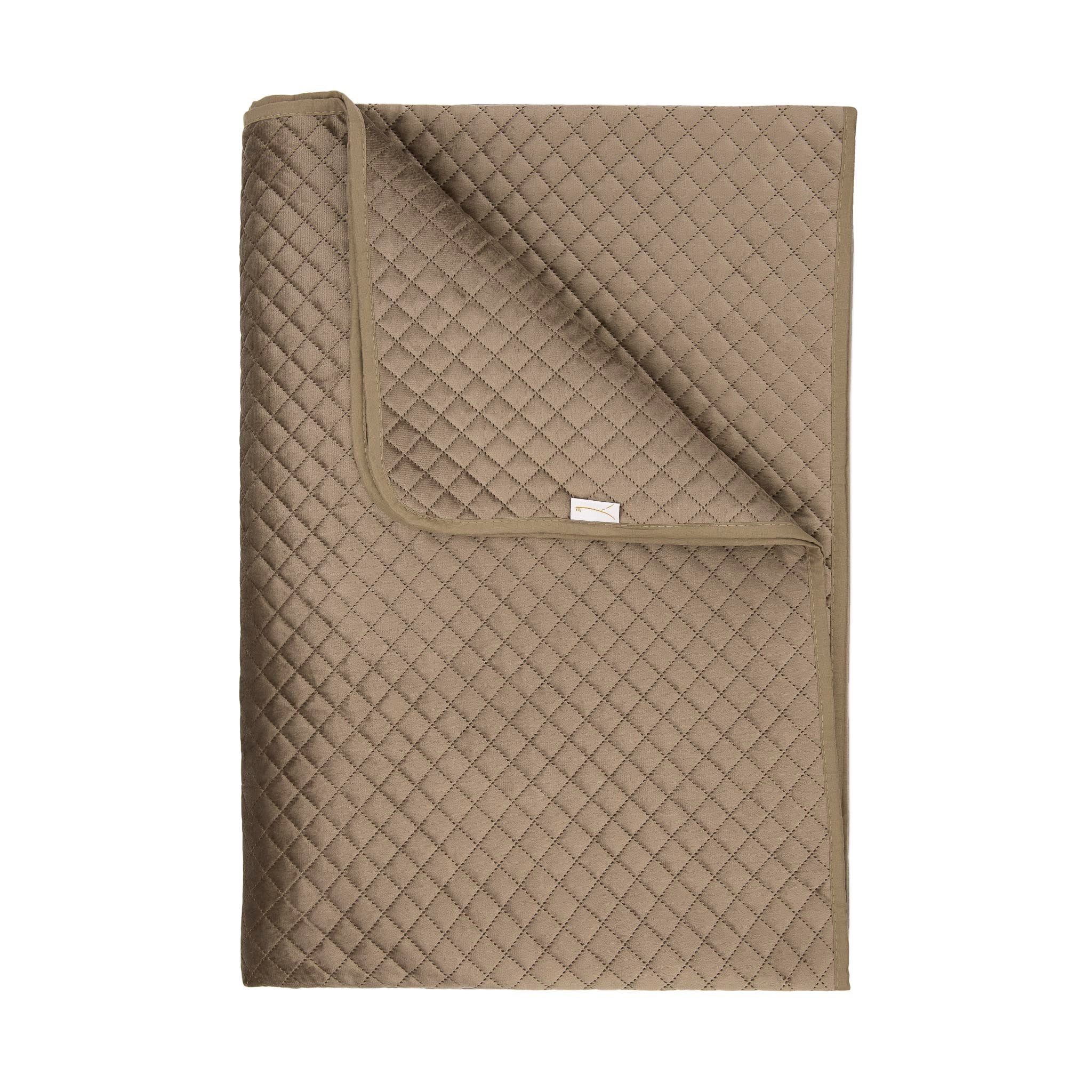 Yellow bedsprei Victoria Taupe polyester
