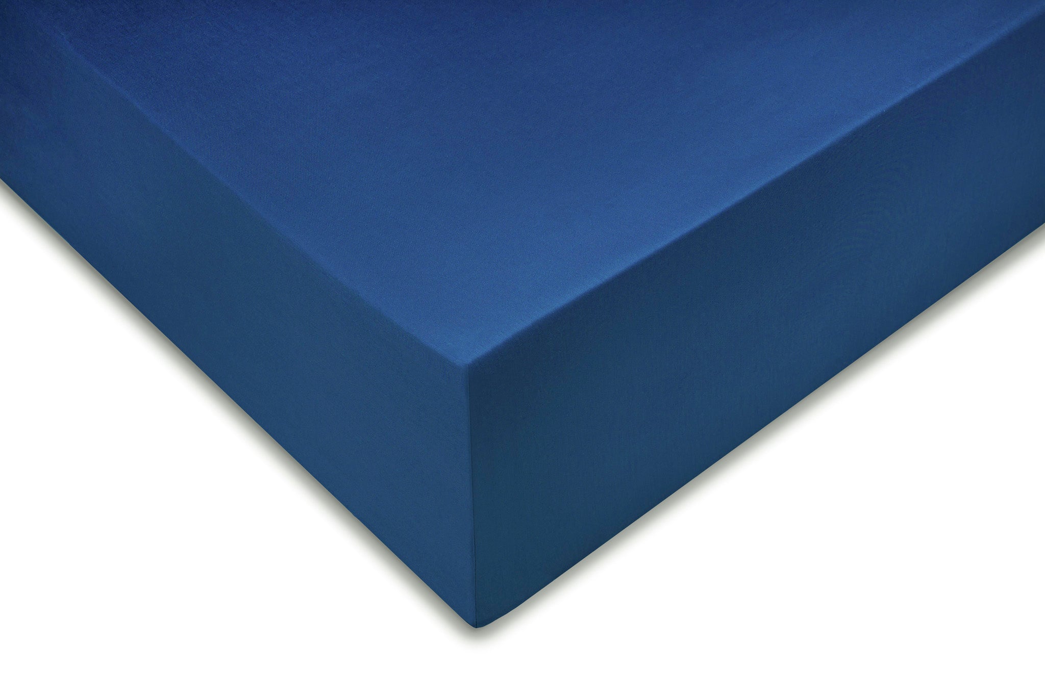 Zo Home hoeslaken Satinado Evening Blue satijn