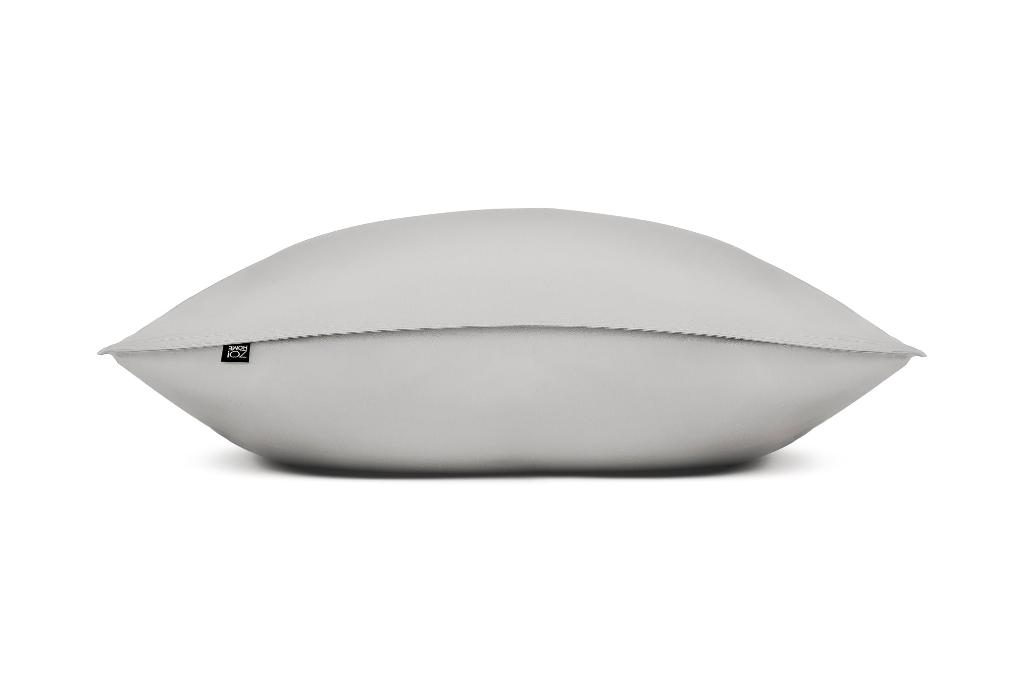 Zo Home kussensloop Satinado Ash Grey satijn