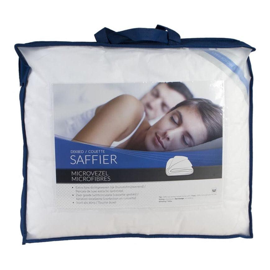 Cley dekbed synthetisch Saffier, enkel