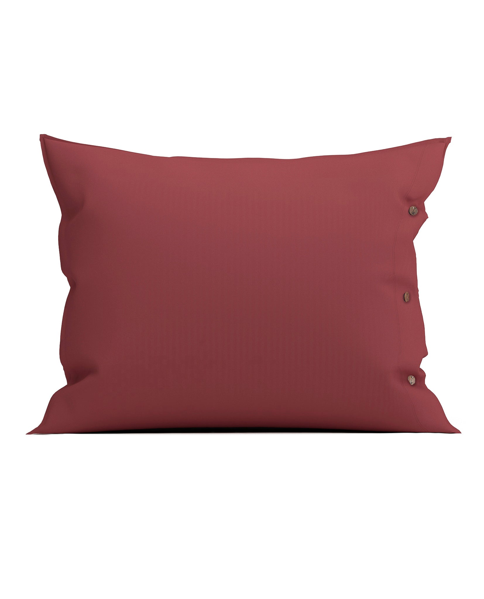 Yellow kussensloop Percale Spicy Red percale