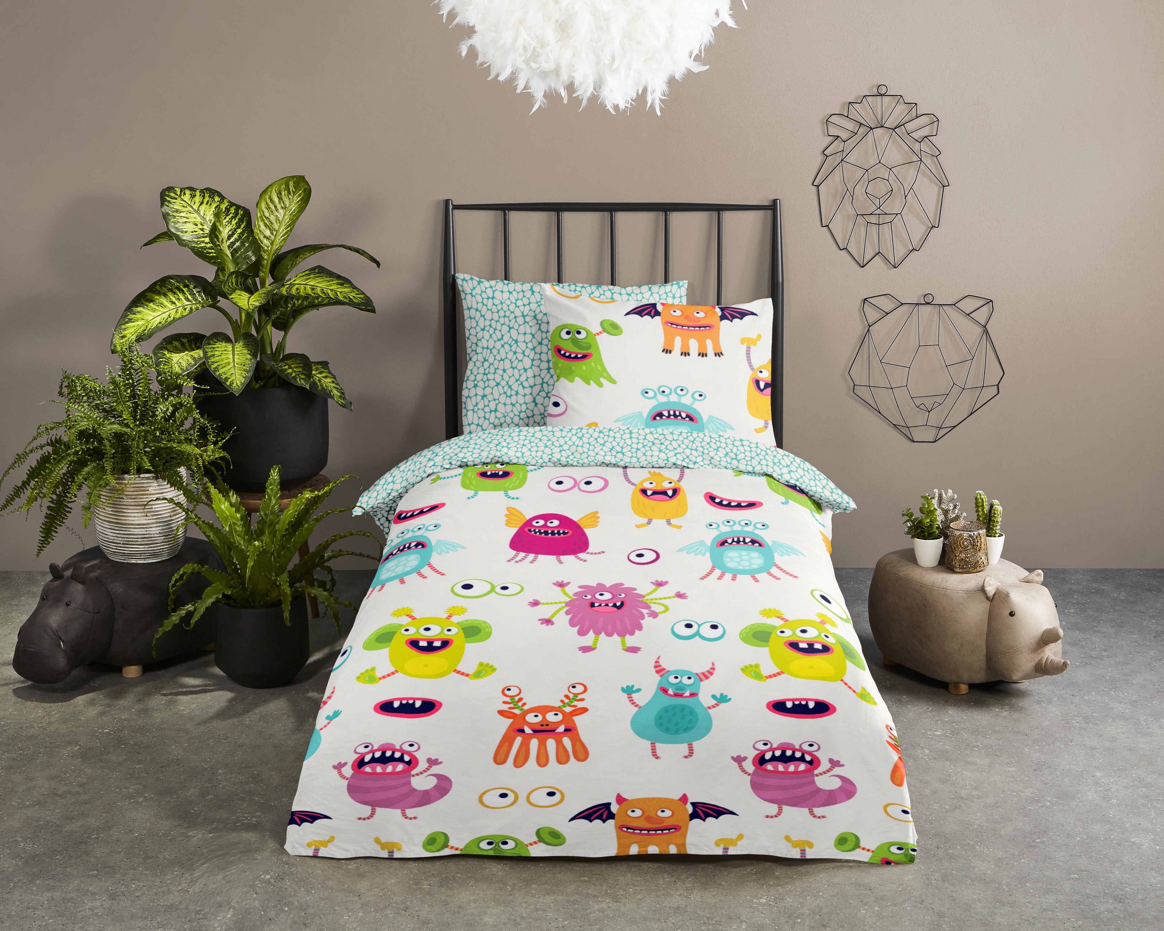 Good Morning Housse de Couette Coton Booh Multi