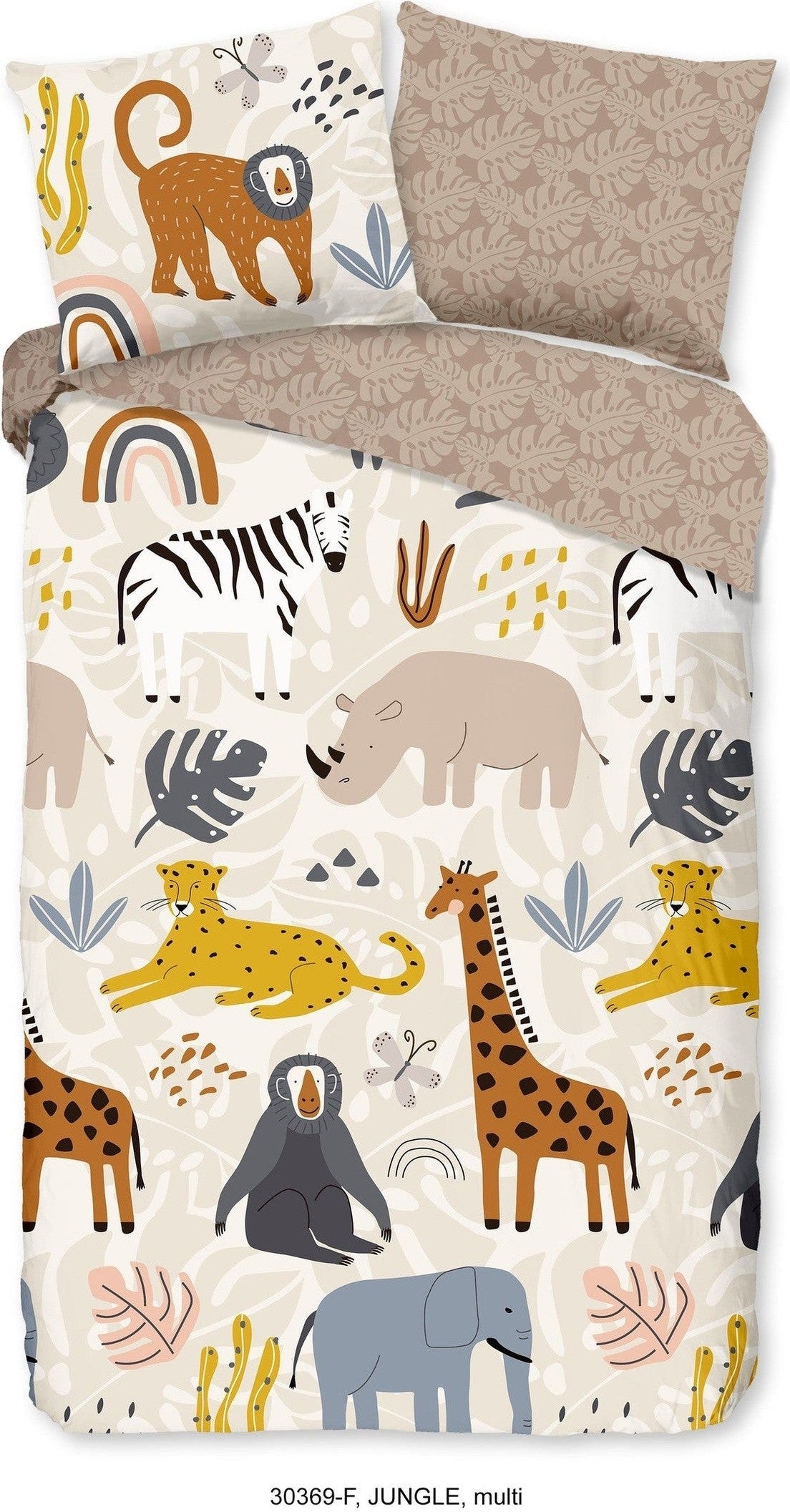 Good Morning Bettbezug Flanell Jungle Multi