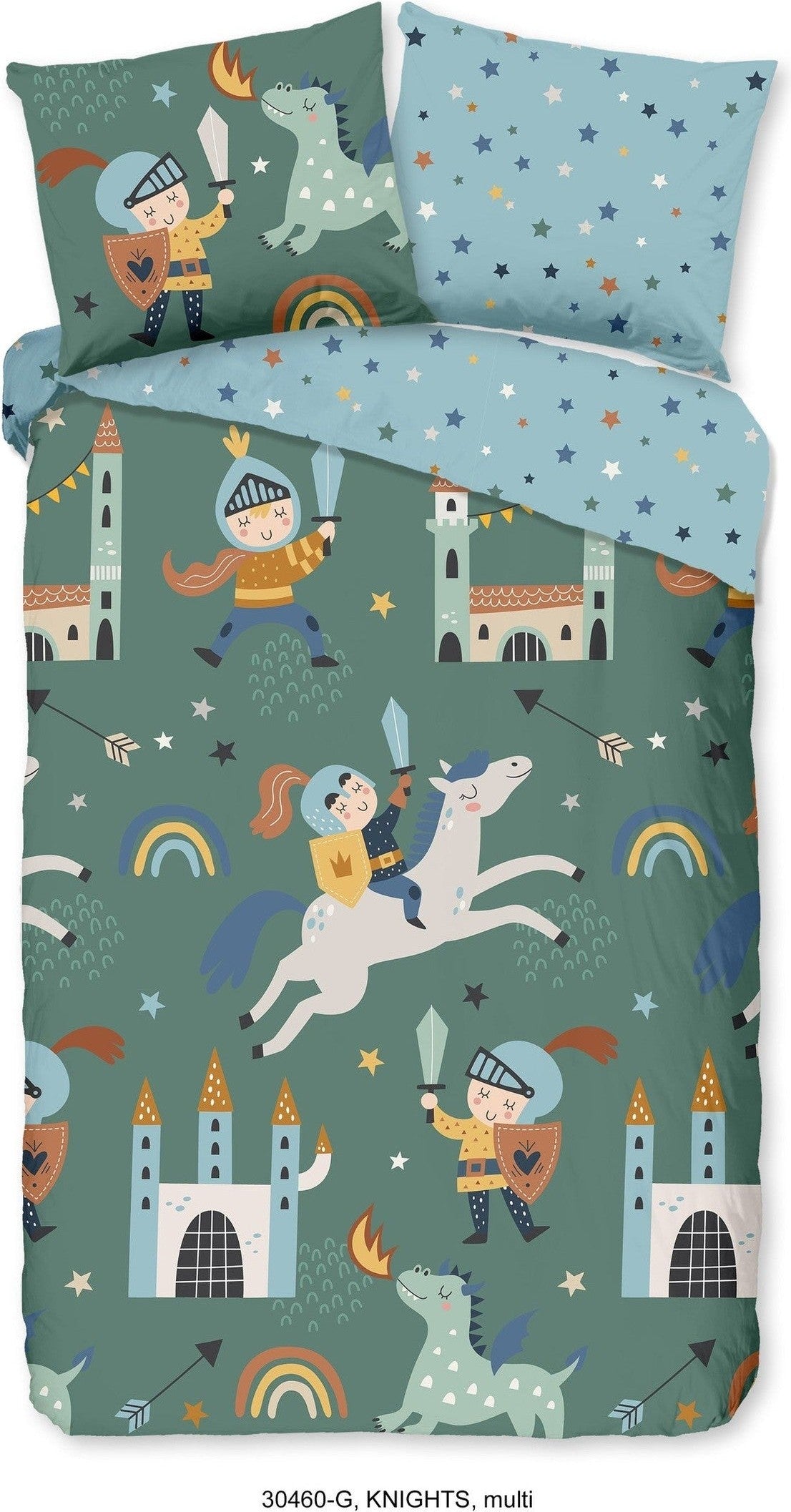 Housse de couette Good Morning Cotton Knights Multi