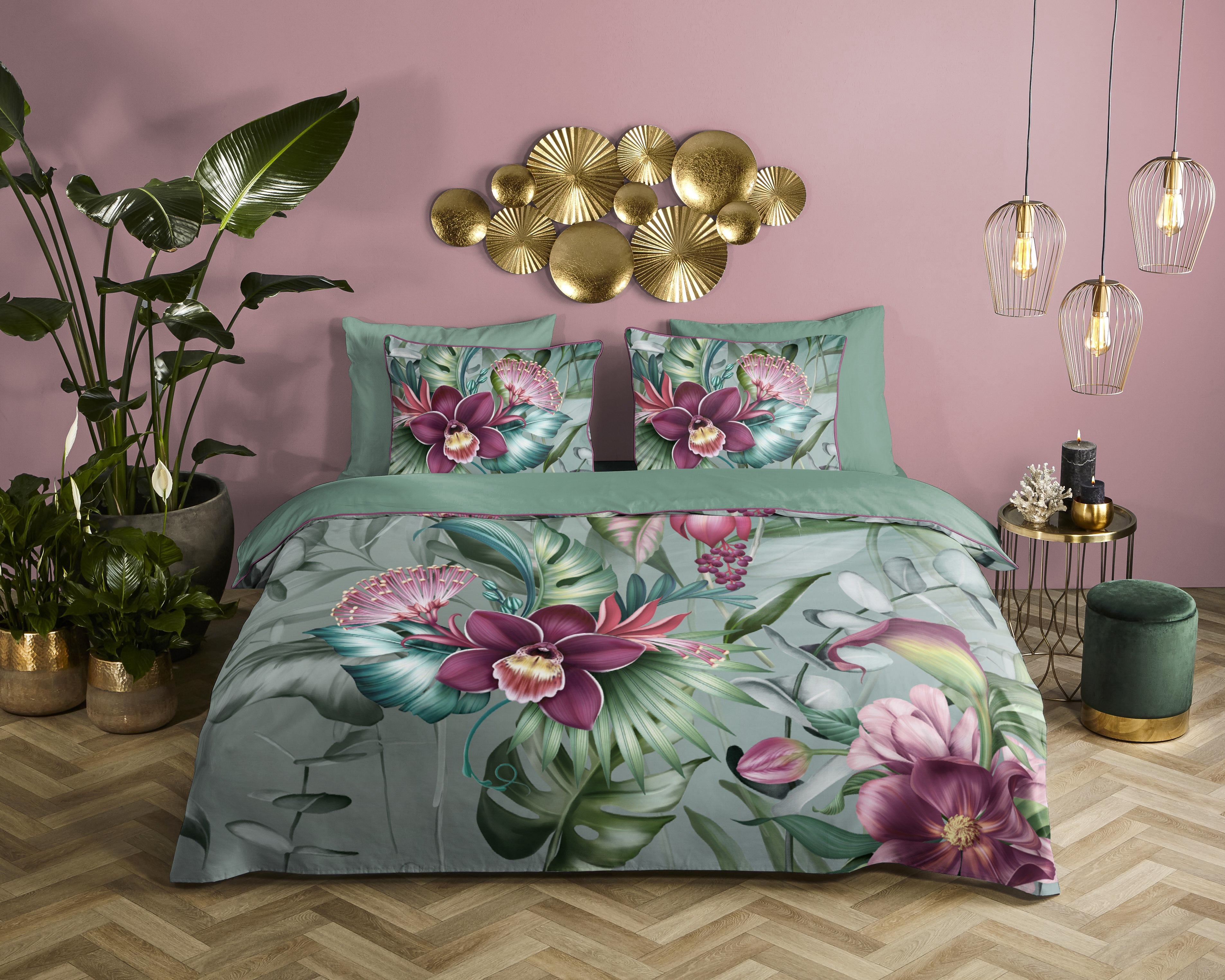 Descanso Bettwäsche Satin Allison - Multi