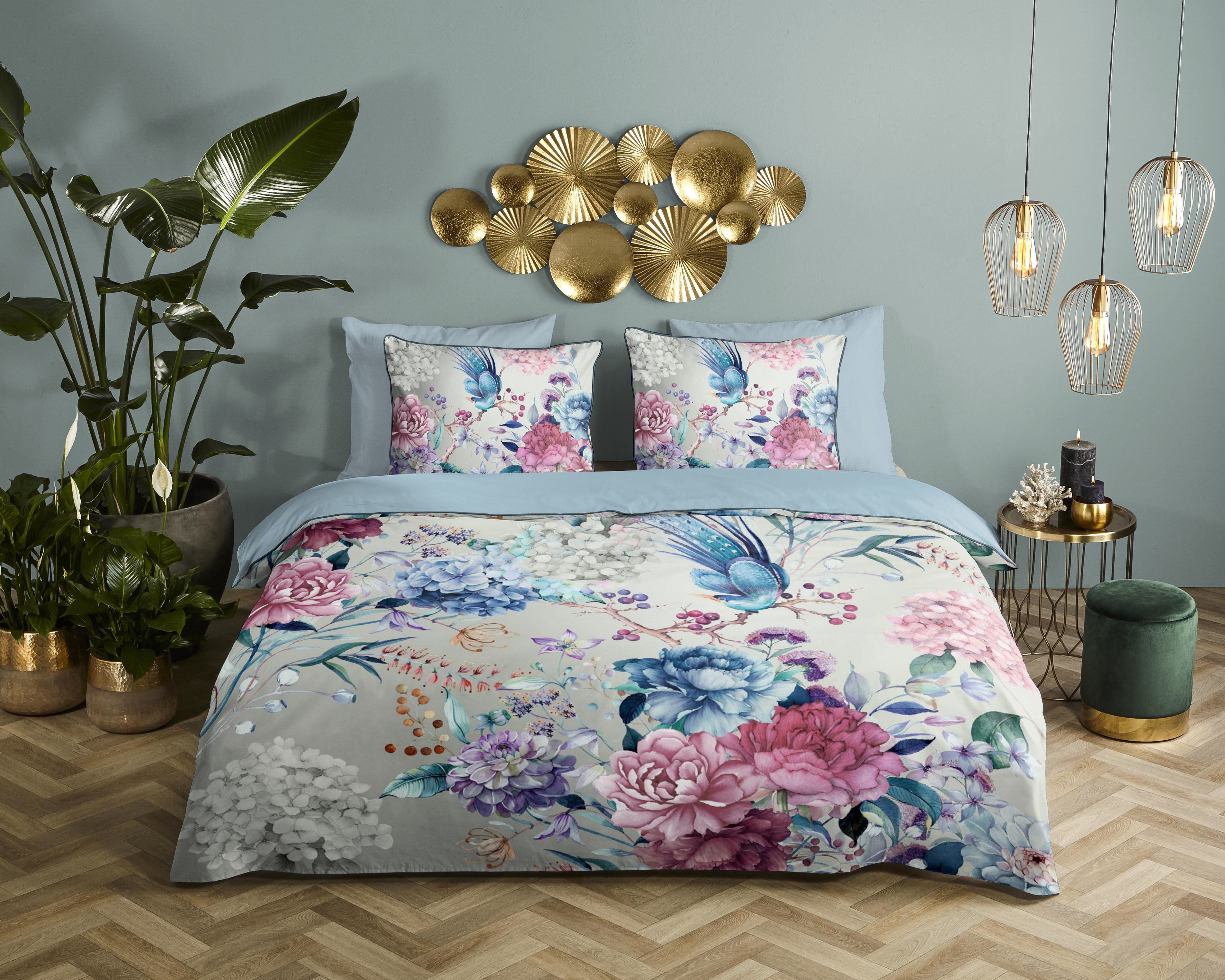 Housse de couette Descanso Satin Mondet - Gris