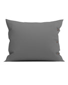 Yellow kussensloop Percale Steel Grey percale