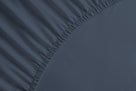 Yellow hoeslaken Percale Midnight Blue katoen percale