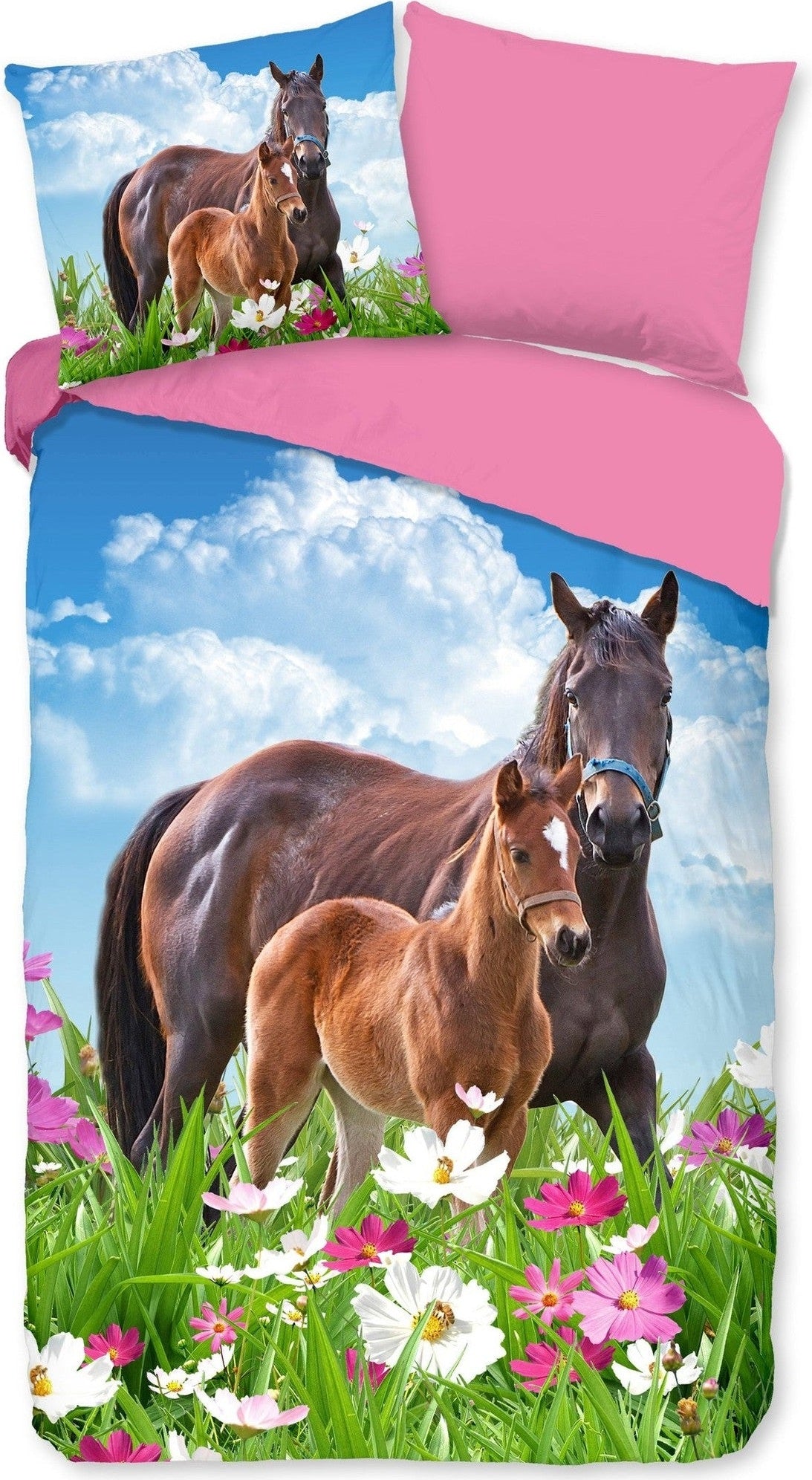 Good Morning Dekbedovertrek Katoen Dora Multi