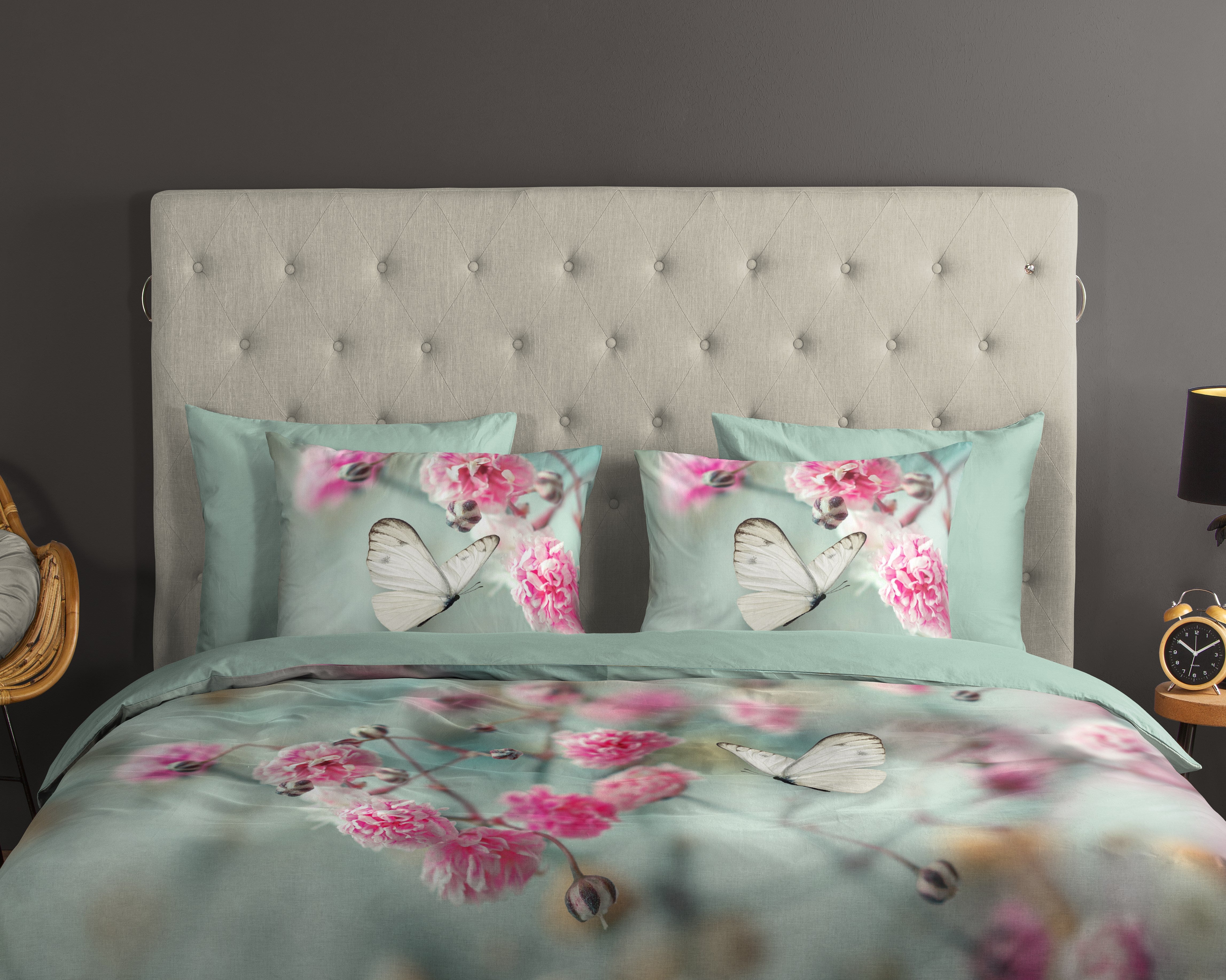 Bonjour Housse de couette Coton Adel - Menthe