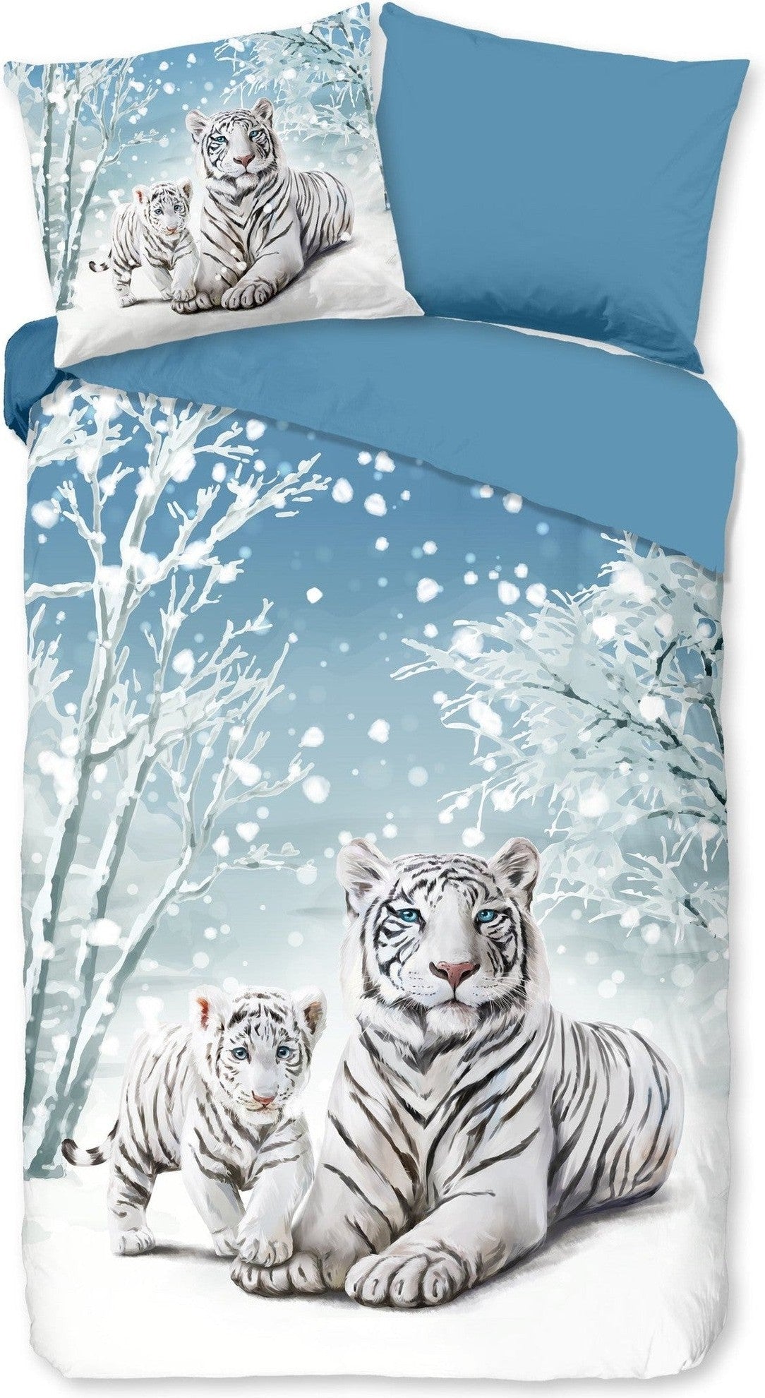 Good Morning Bettbezug, Flanell, sicher, Blau