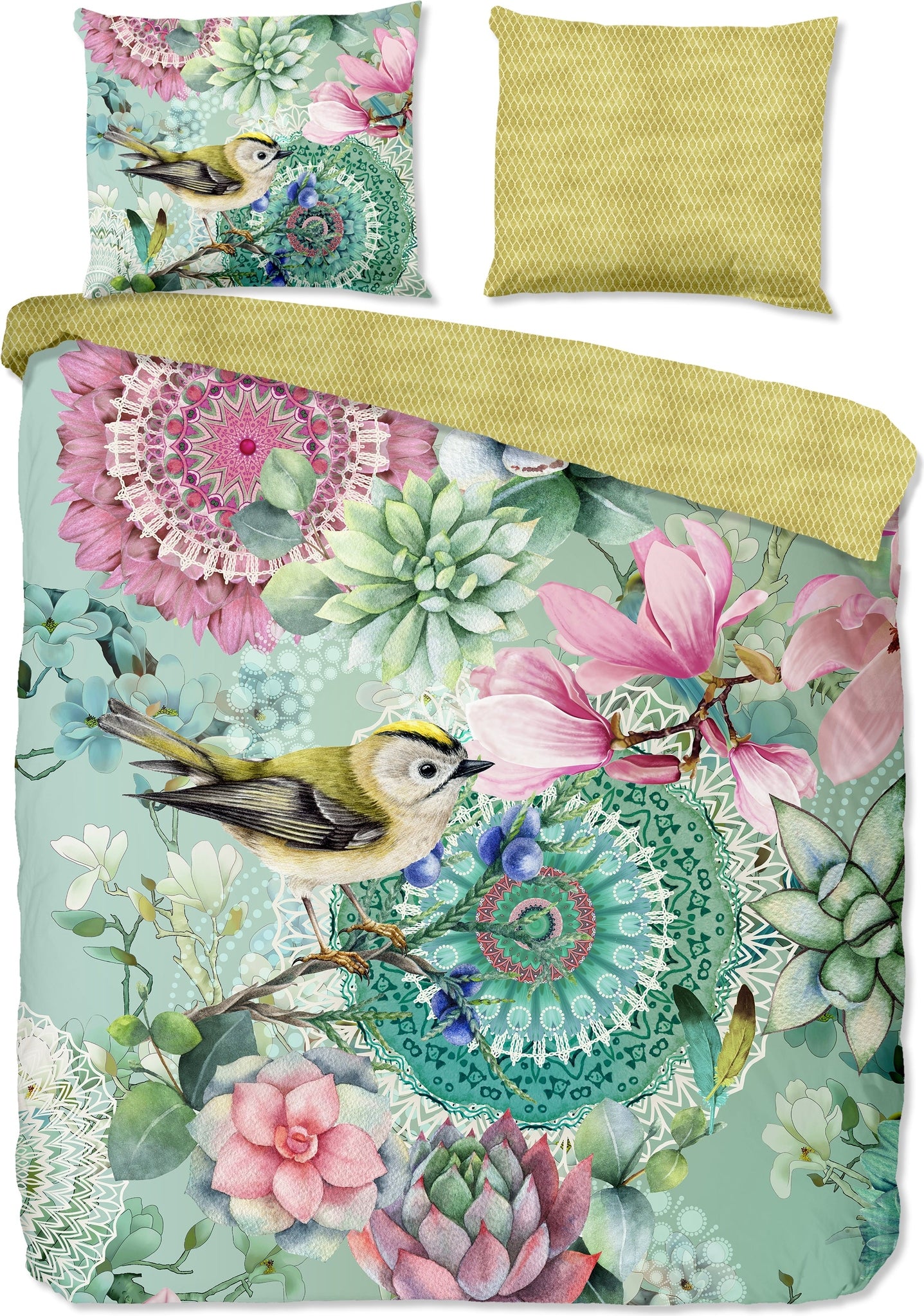 HIP Dekbedovertrek Satijn Xabine - Green