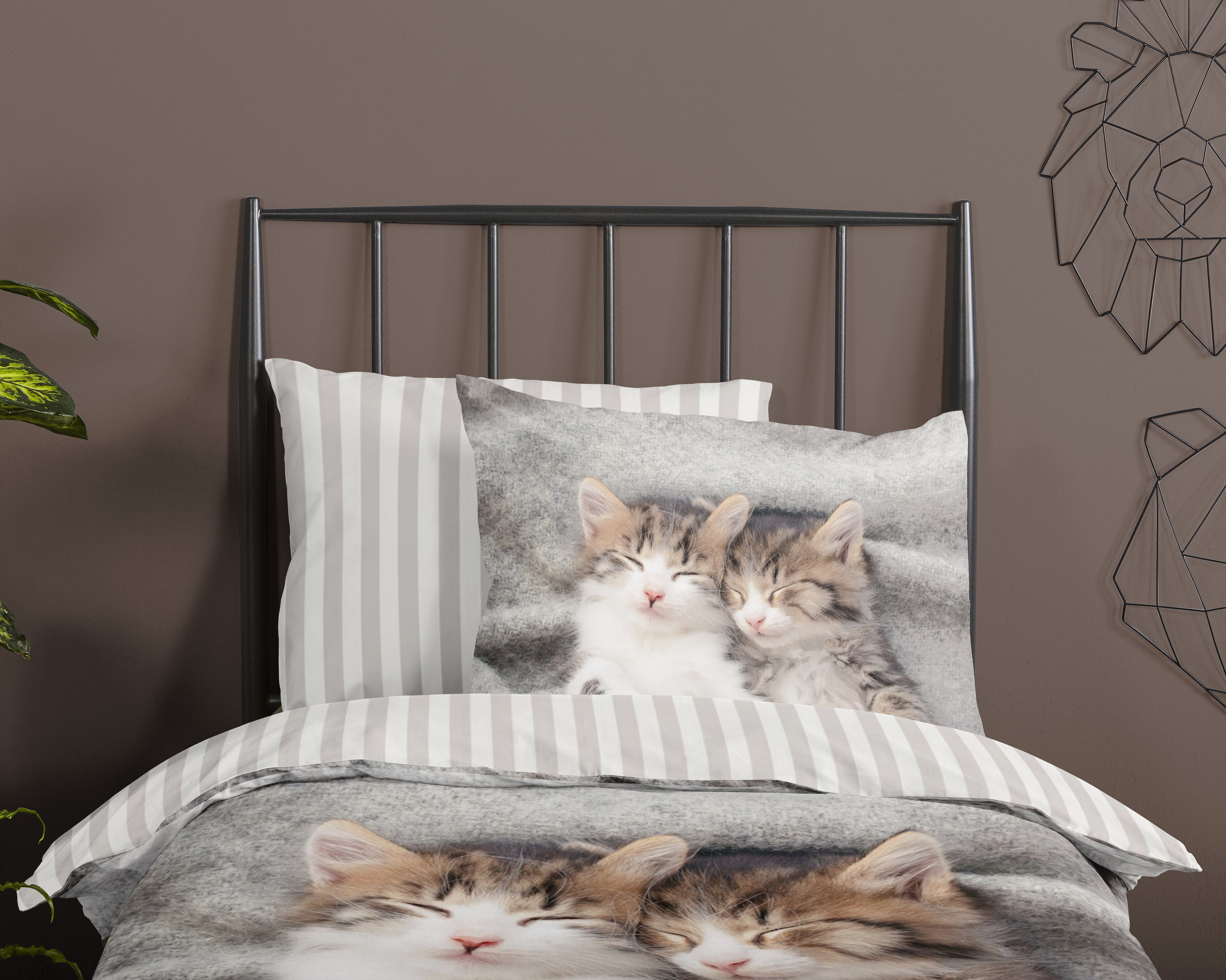 Pure Bettbezug Mikrofaser Snooze Grey