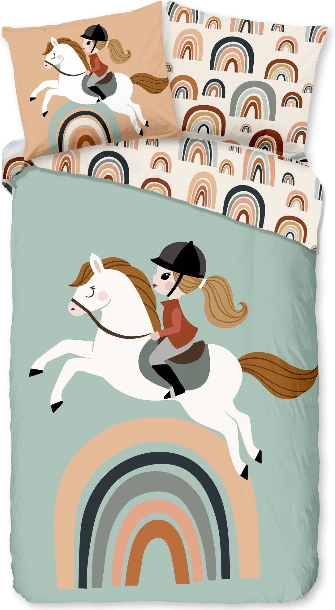 Good Morning Housse de Couette Coton Destin Multi