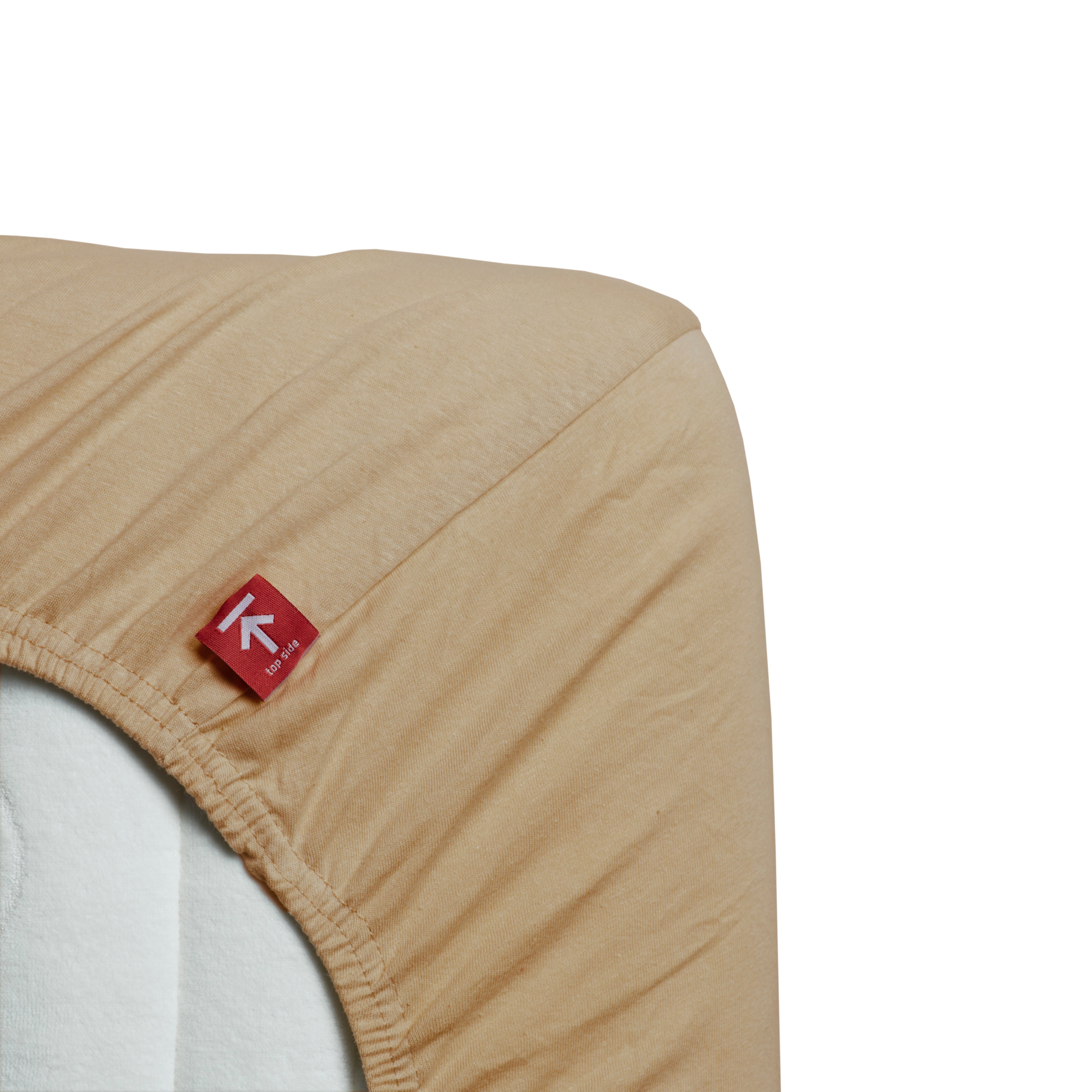 Beddinghouse split topper hoeslaken jersey Camel #maat_180 x 200/220 cm