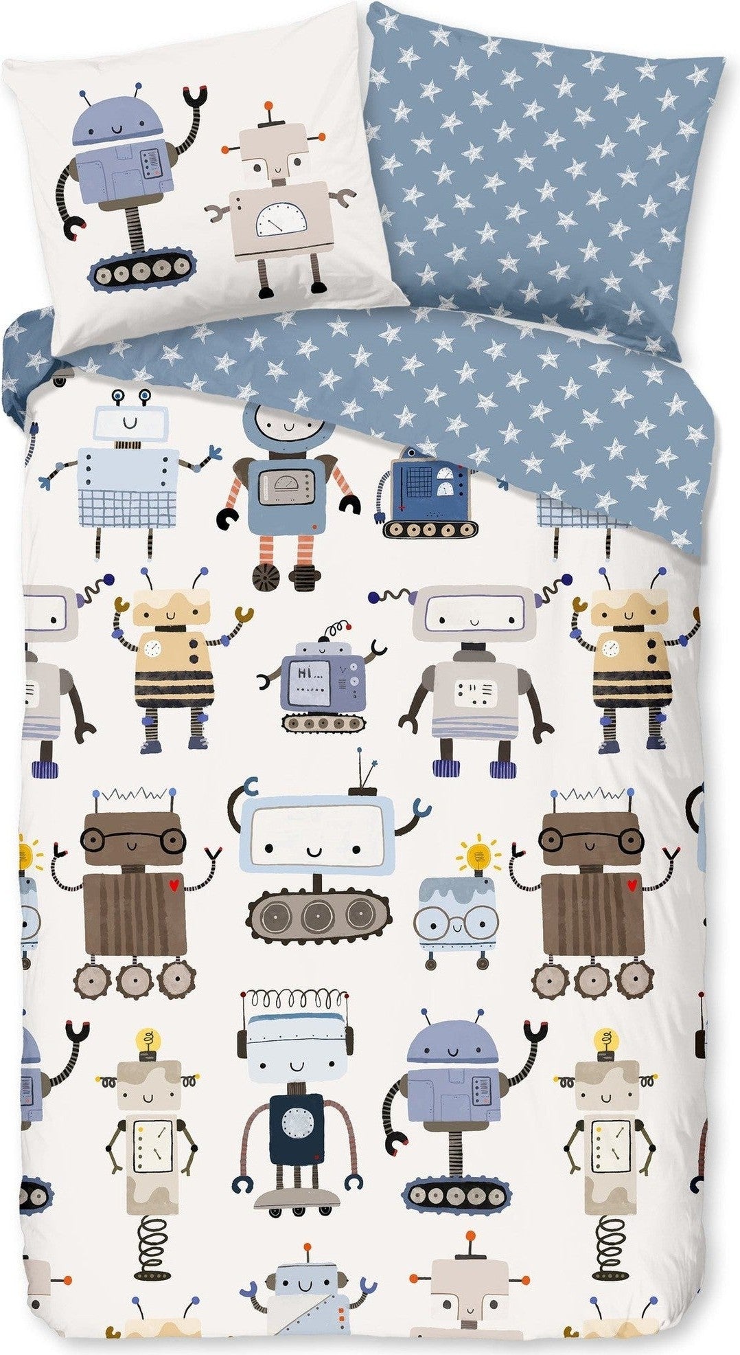 Good Morning Dekbedovertrek Katoen Robo Multi