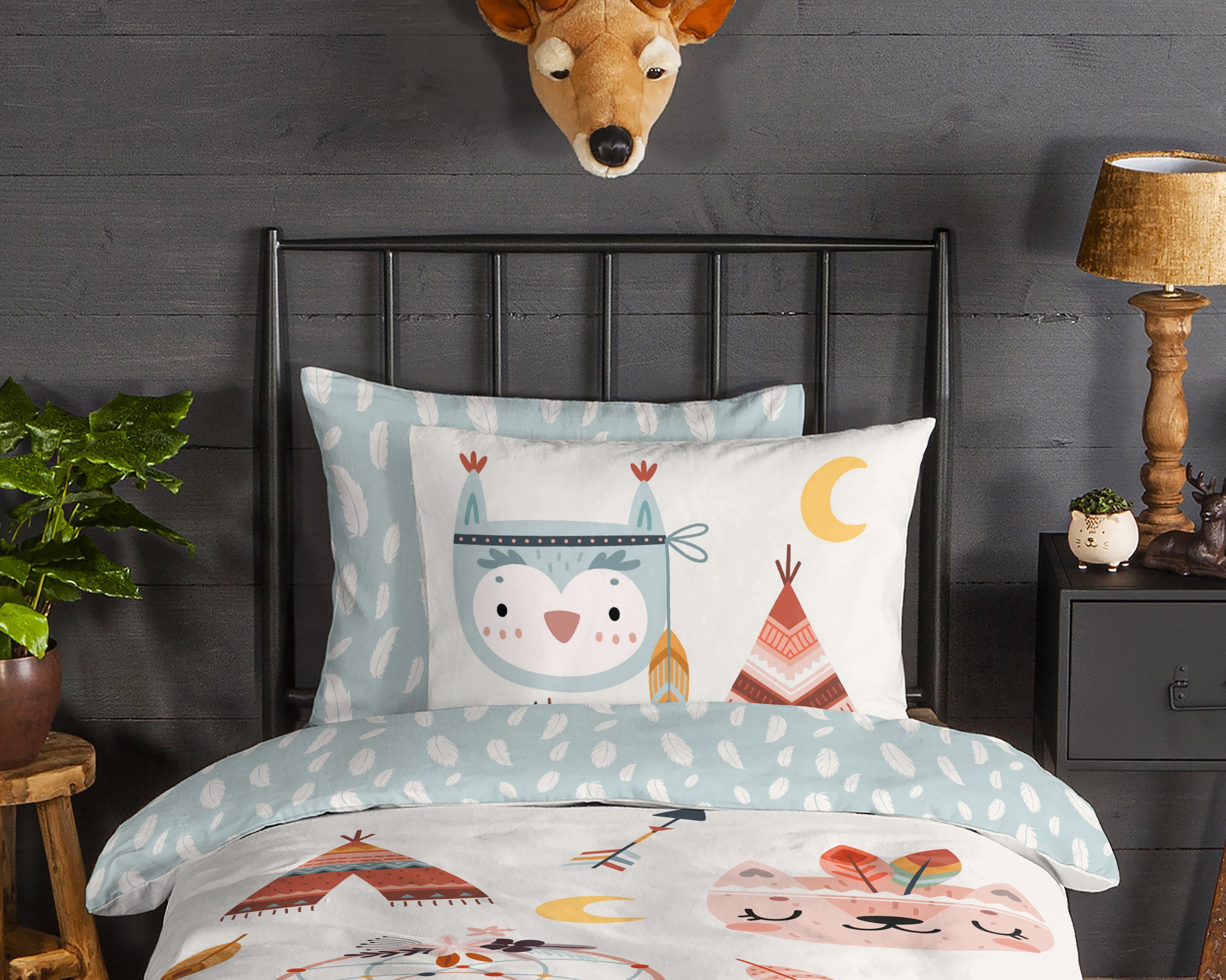 Good Morning Bettbezug Flanell Dreamy Multi