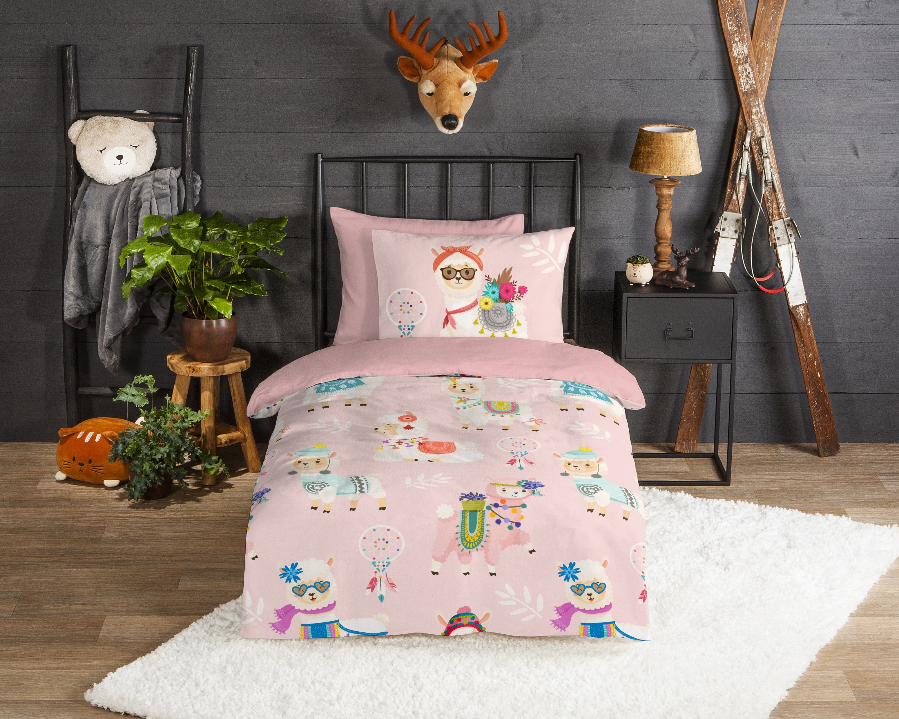 Good Morning Bettbezug Flanell Ladida Pink