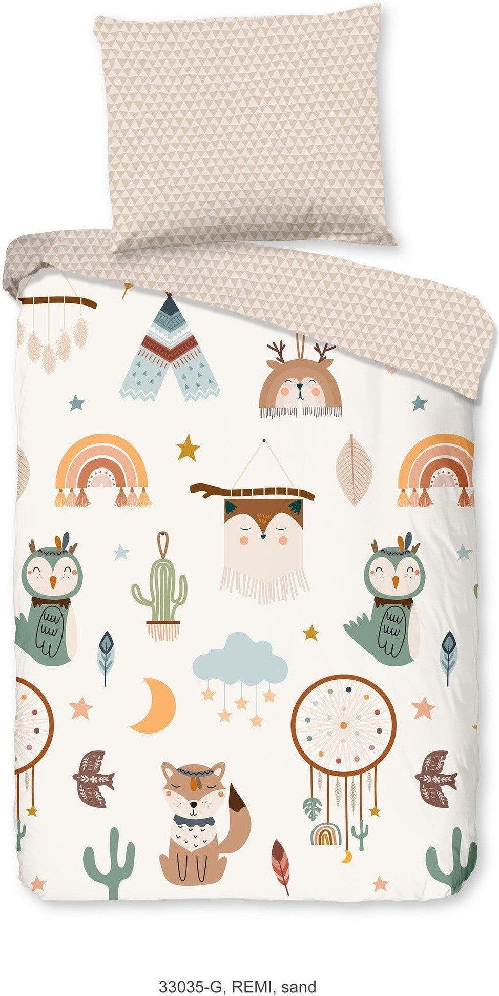 Good Morning Dekbedovertrek Katoen Remi Zand