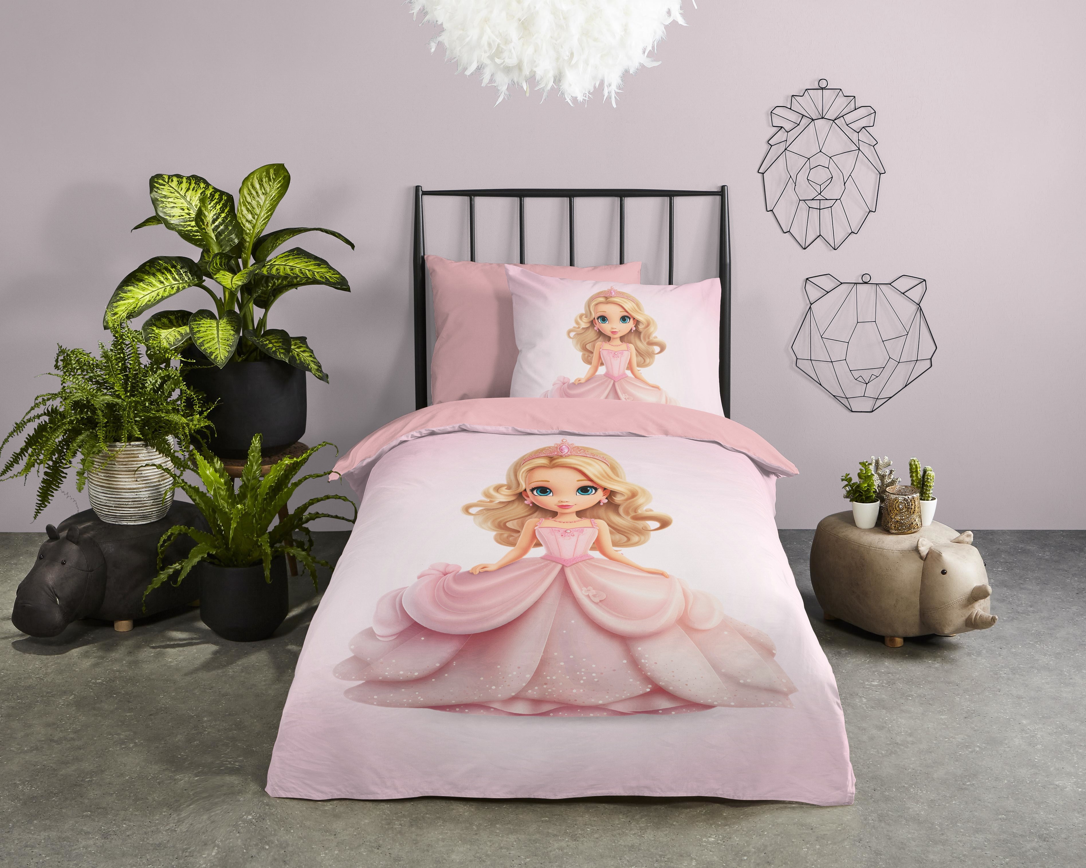 Housse de Couette Pure Microfibre Bella Rose