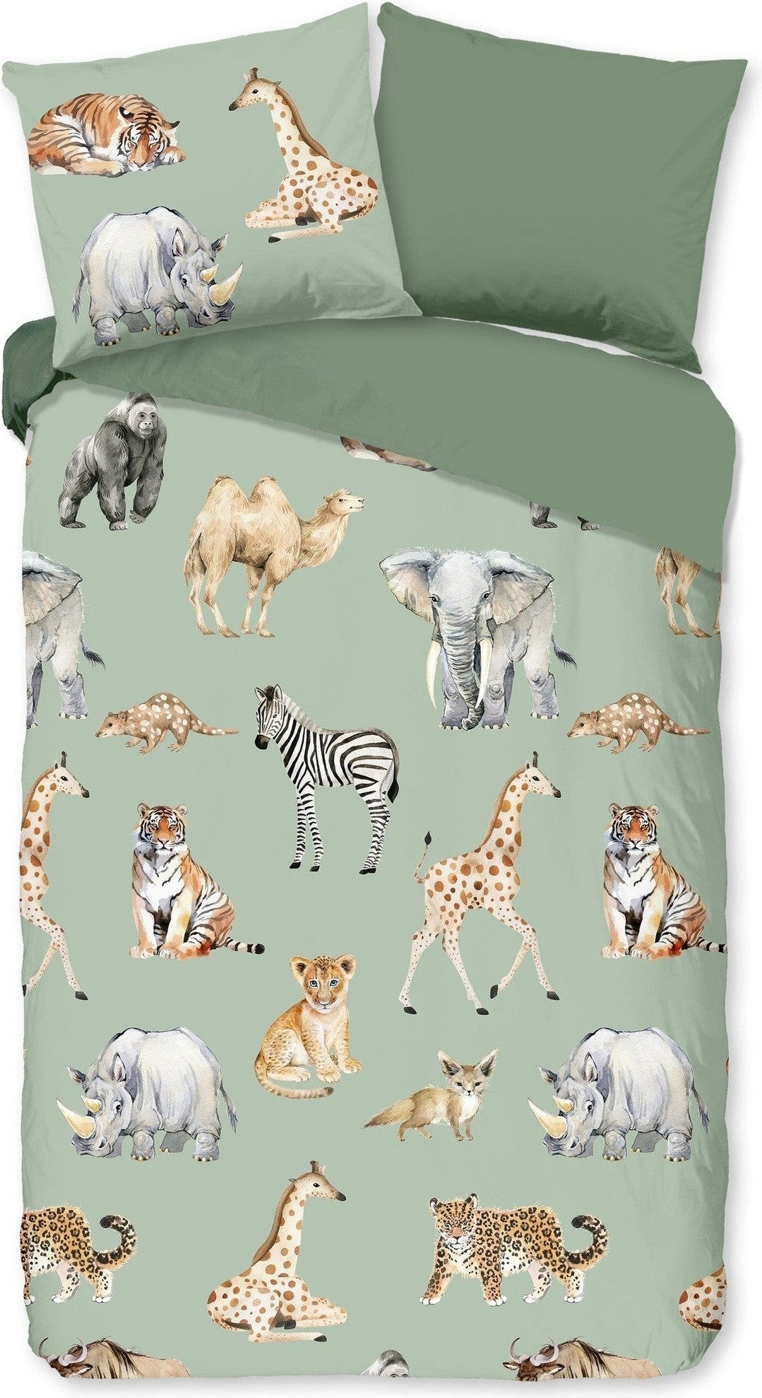 Pure Bettbezug Mikrofaser Safari Grün