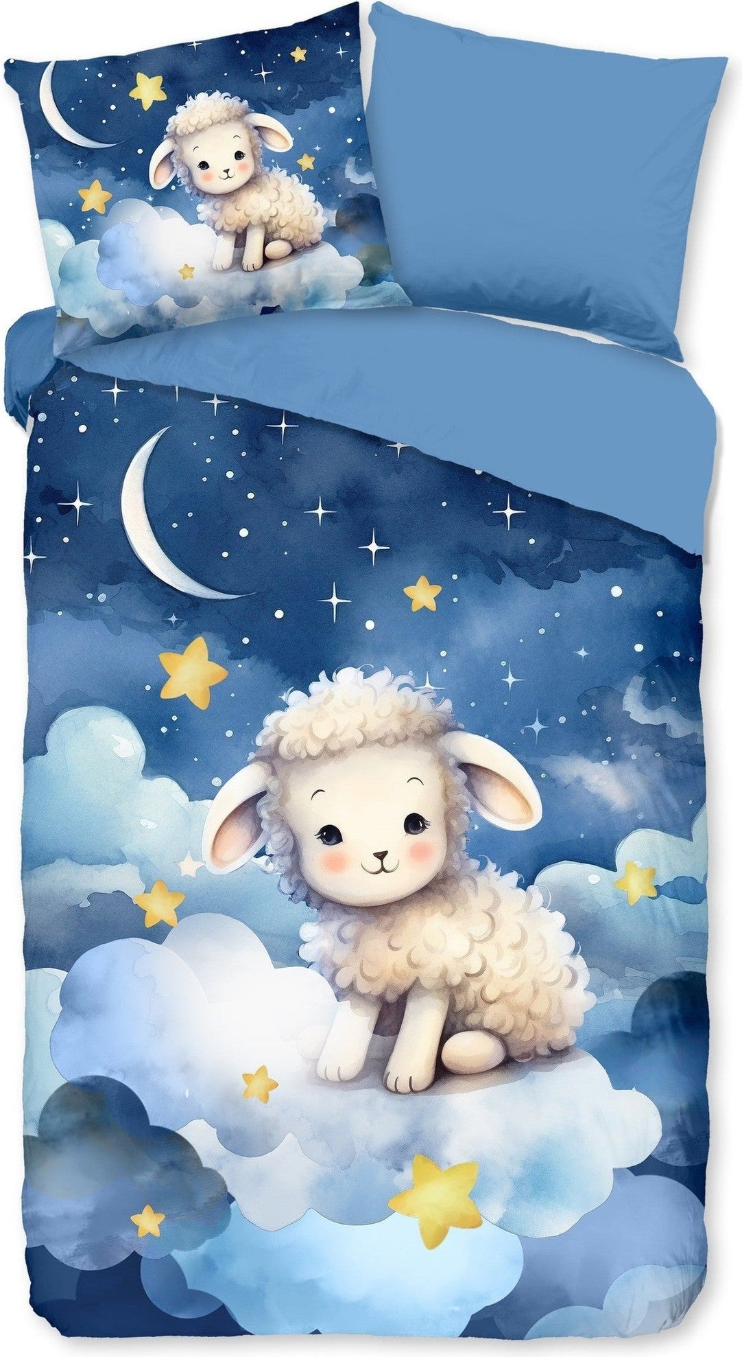 Pure Dekbedovertrek Microfiber Sheepy Blauw