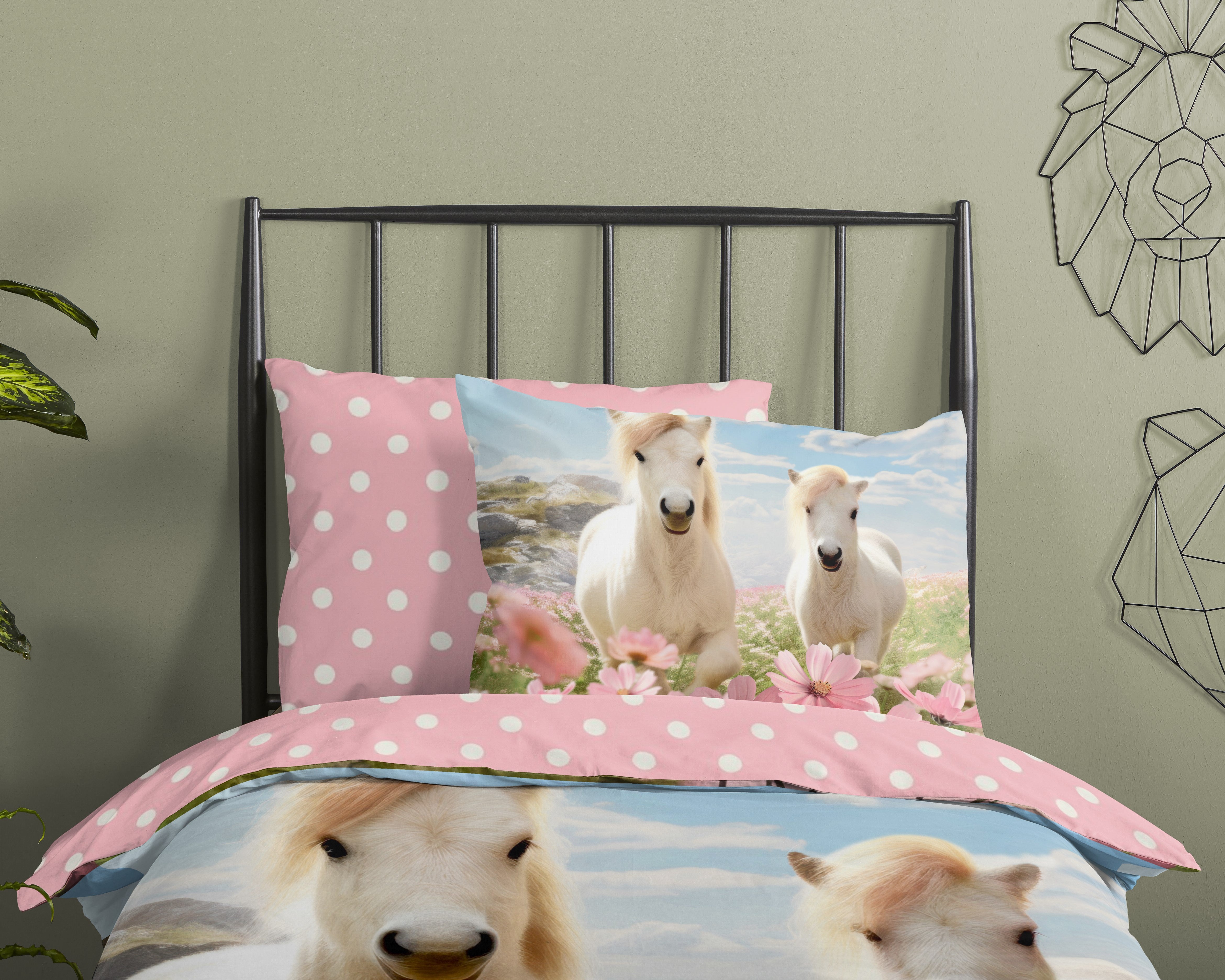 Housse de Couette Good Morning Coton Philou Rose