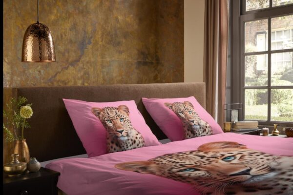 Pure Housse de Couette Microfibre Leona - Rose