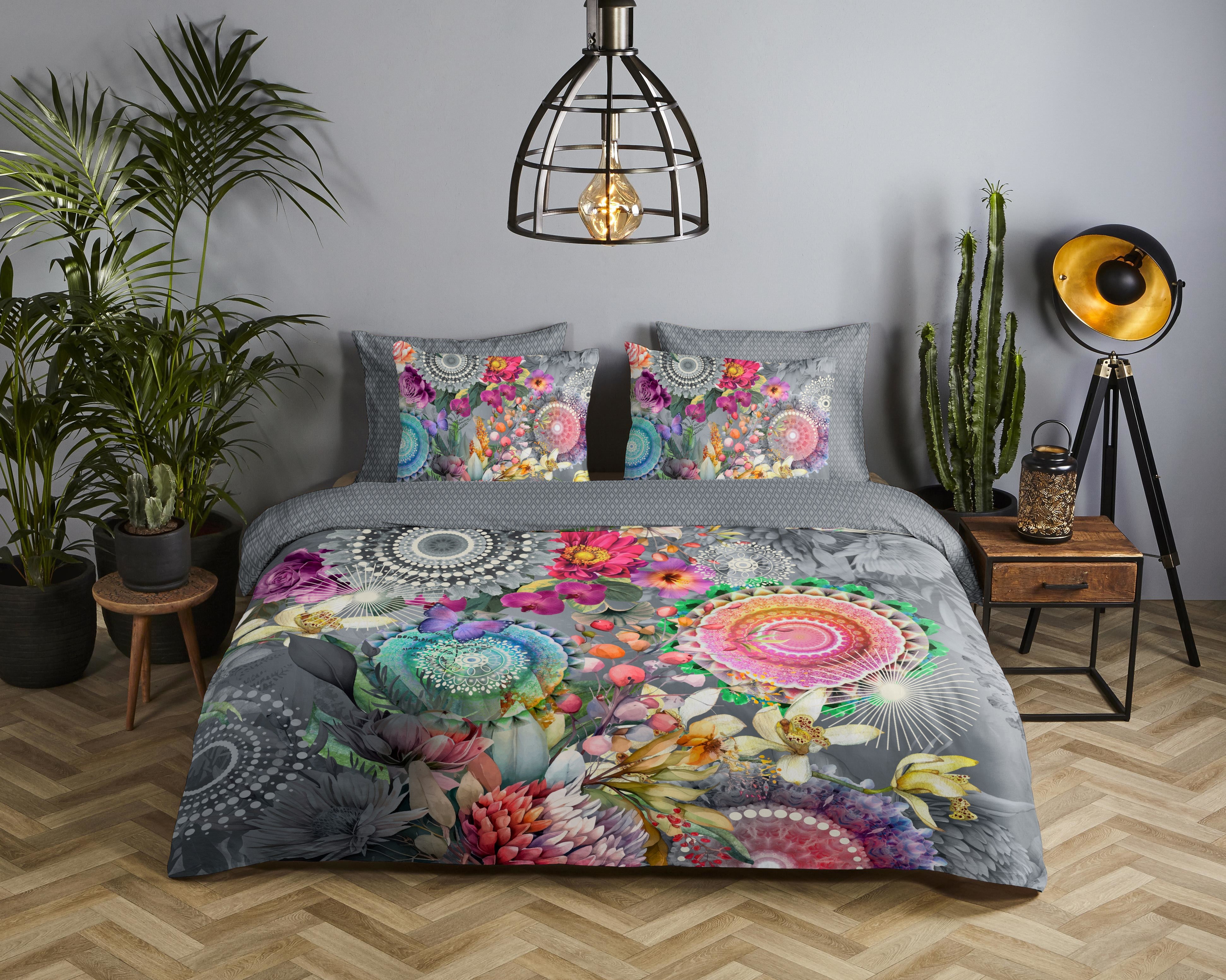 HIP Bettbezug Satin Olinga - Grau