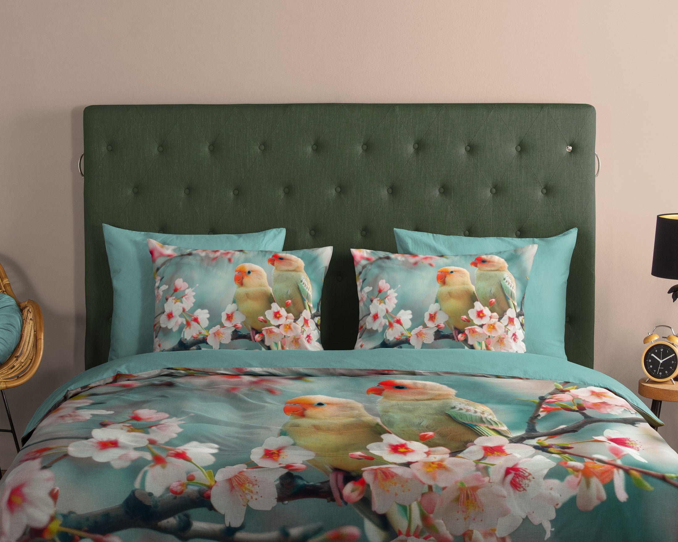 Good Morning Dekbedovertrek Katoen Chibi - Aqua