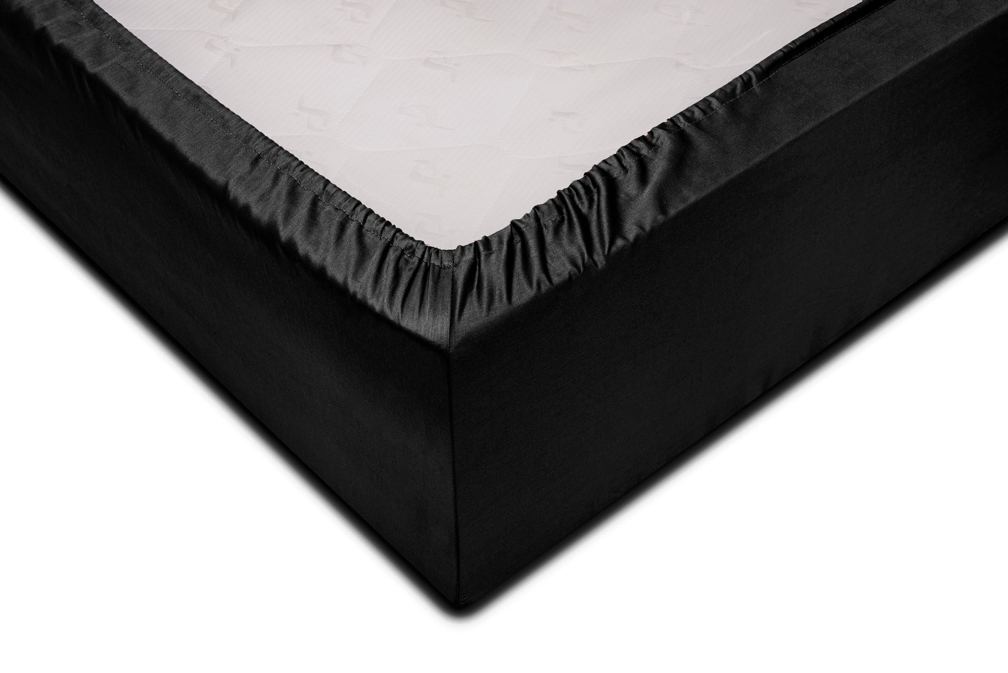 Zo Home hoeslaken Satinado Night Black satijn