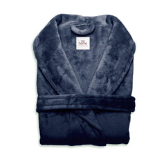 Zo Home Peignoir Cara Navy-Blue Polyester