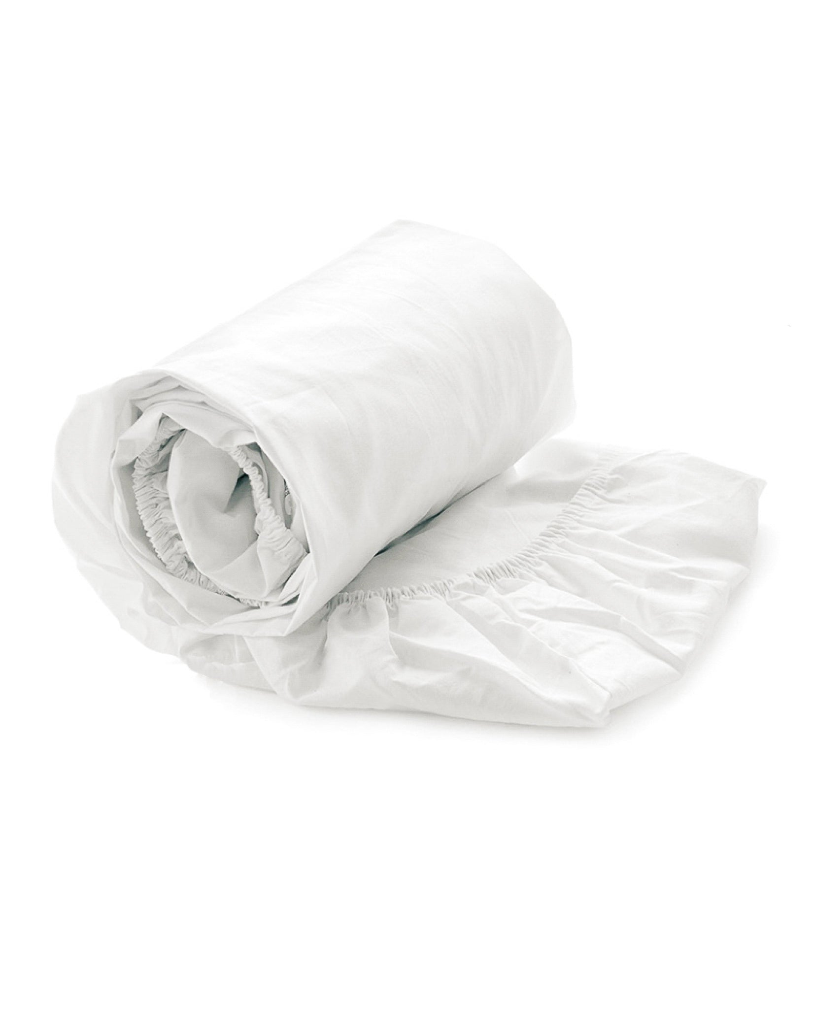 Yellow hoeslaken Suite Mumbai Blanc de Blanc percale