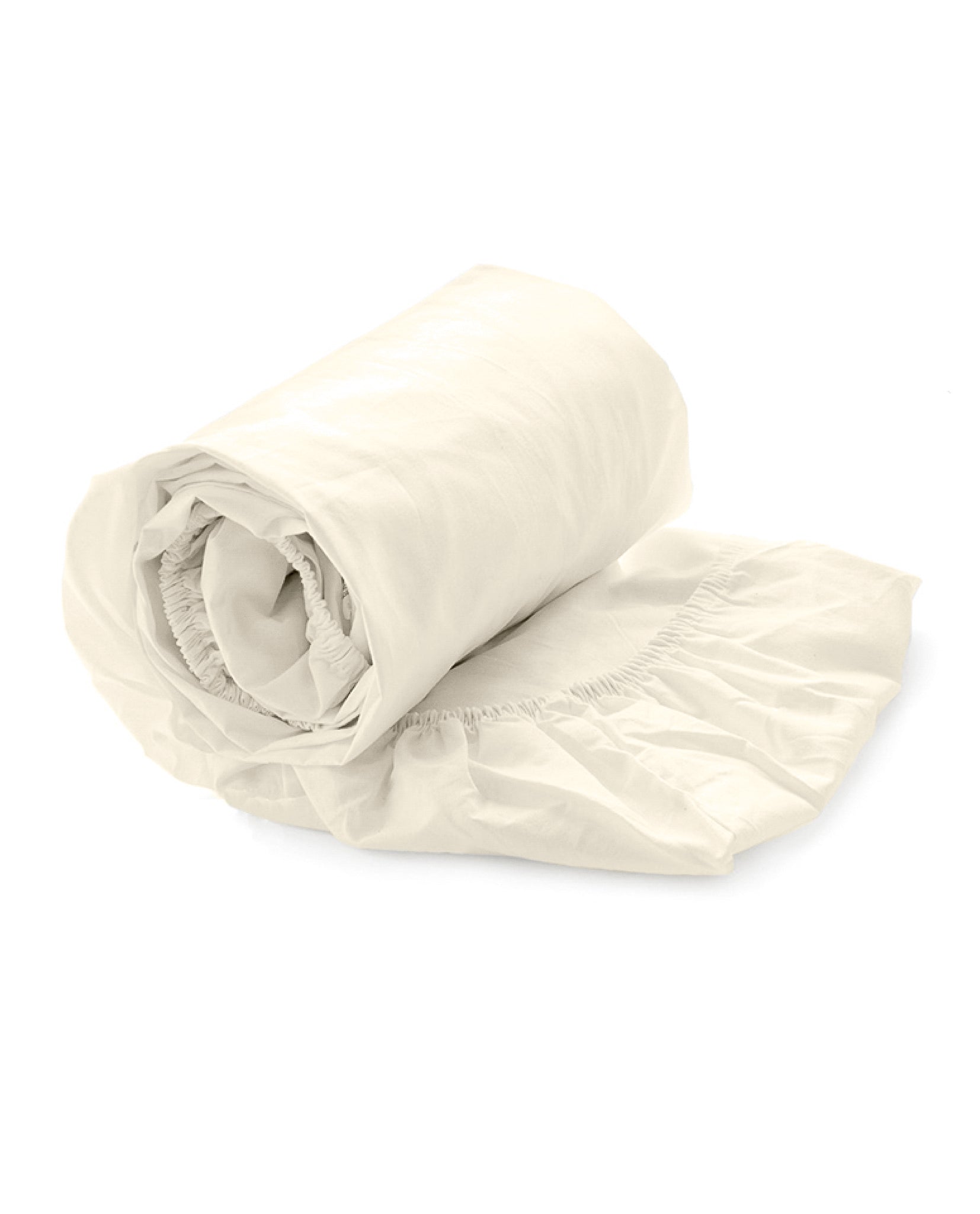 Yellow hoeslaken Suite Mumbai Off white percale