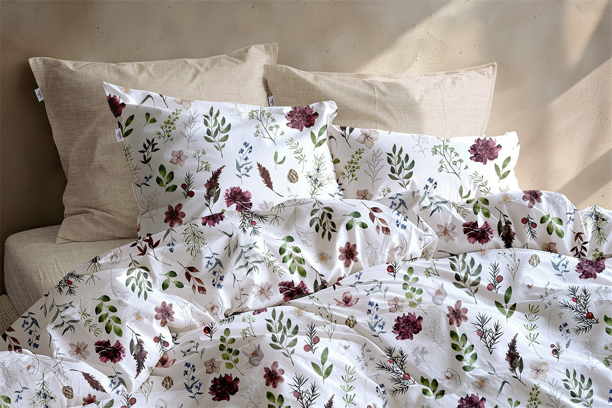 Zo Home Housse de Couette Flanelle Céleste