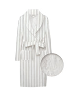 Zo Home badjas Banda di Lino Dove Grey
