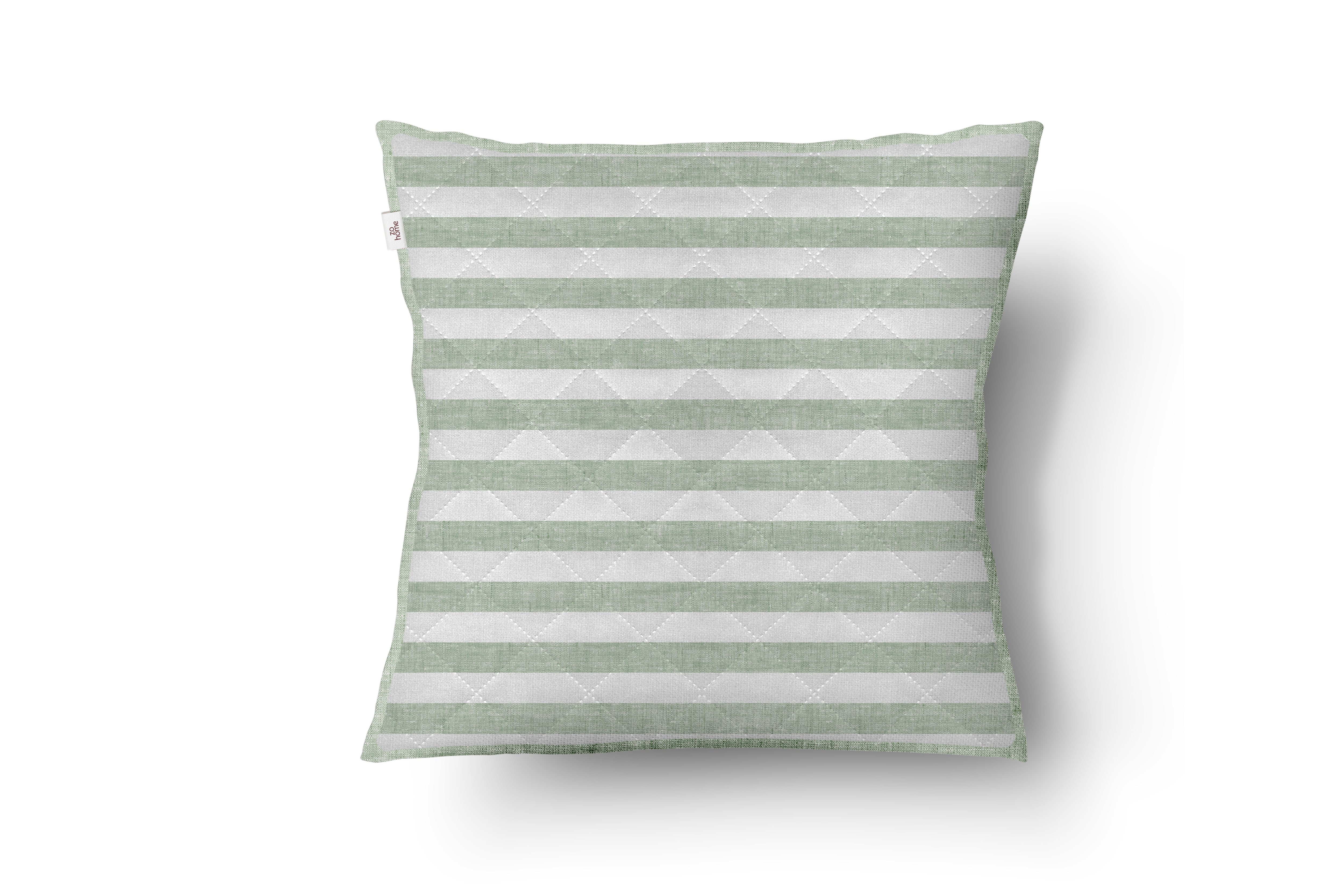 Zo Home sierkussen Banda di Lino Moss Green polyester