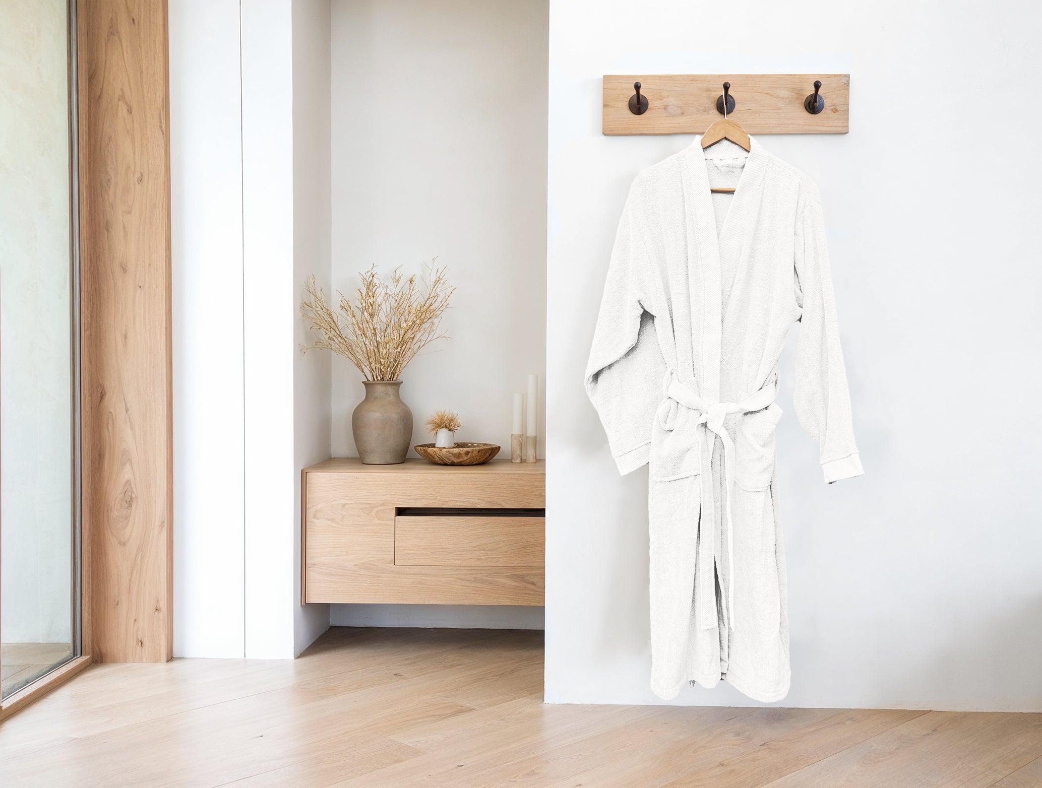 Heckettlane badjas Premium White